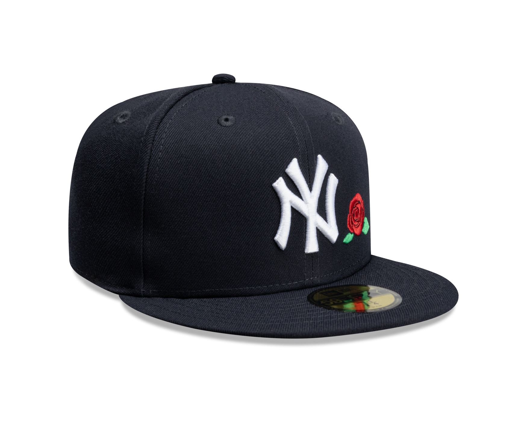 Bone New Era 59FIFTY New York Yankees MLB Off White Off White/Azul Marinho 3