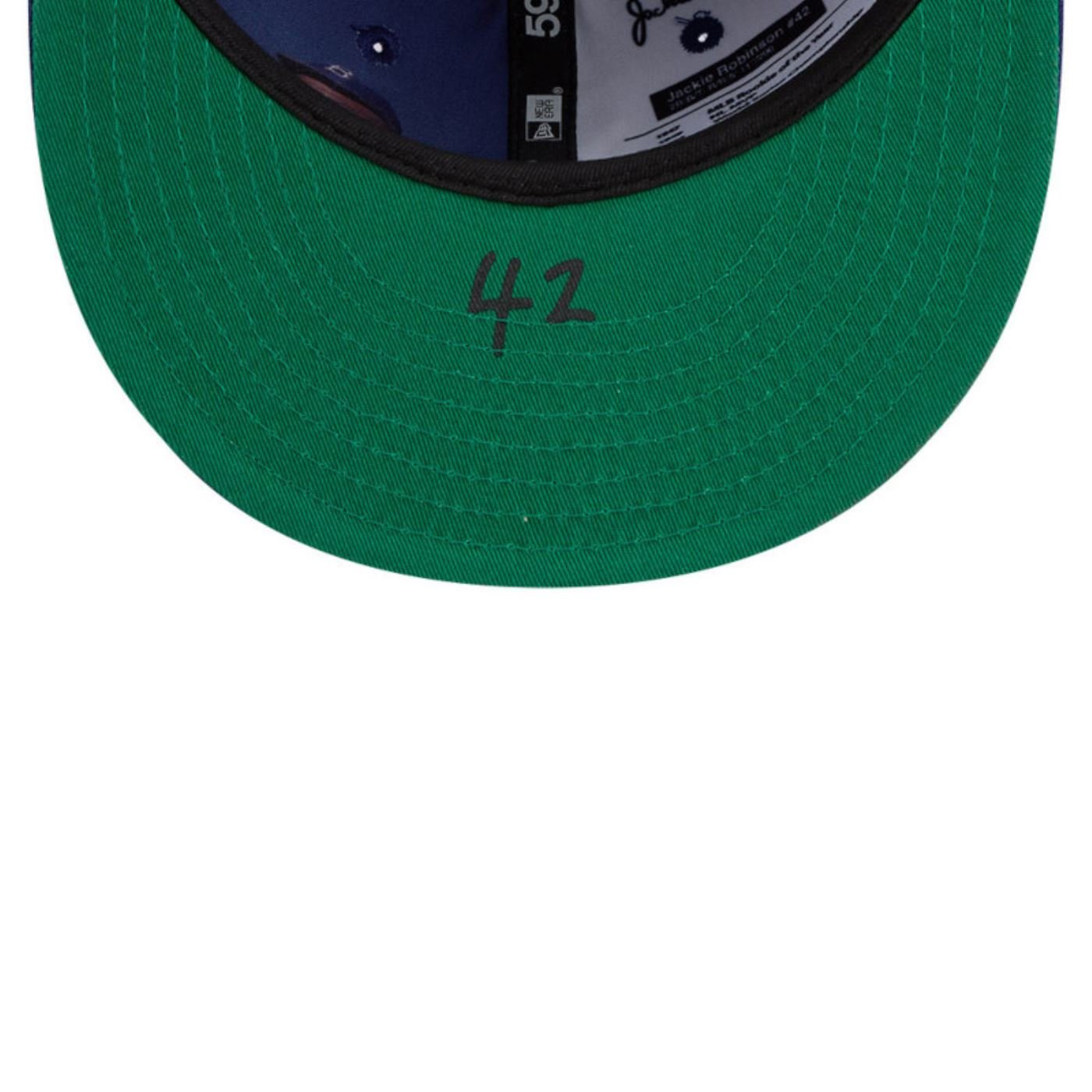Bone New Era 59FIFTY Brooklyn Dodgers Jackie Robson Day Azul 6