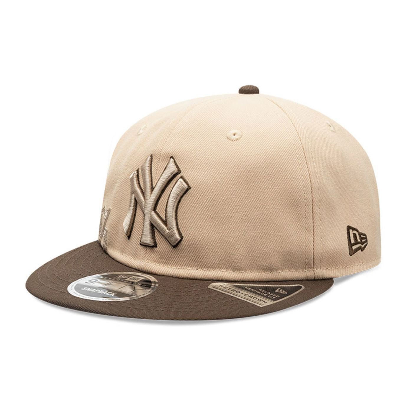 Bone New Era  9FIFTY Retro Crown SN New York Yankees