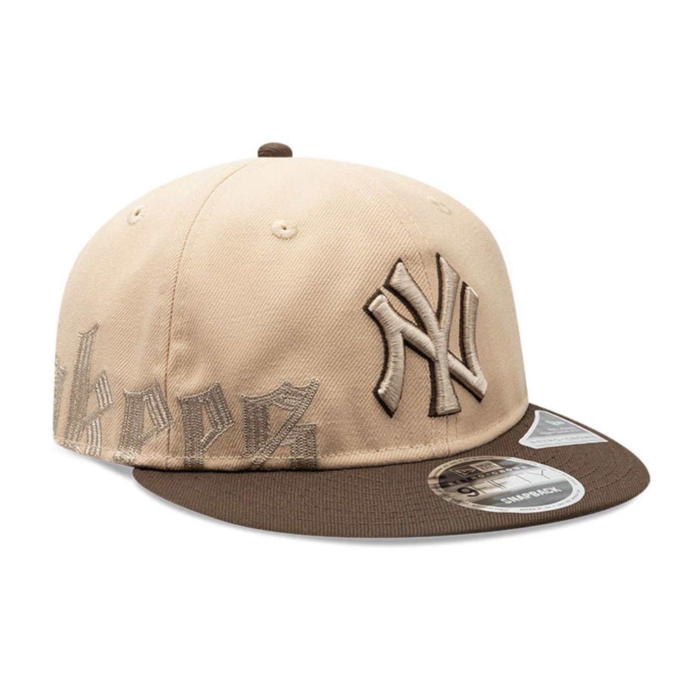 Bone New Era  9FIFTY Retro Crown SN New York Yankees Bege 3