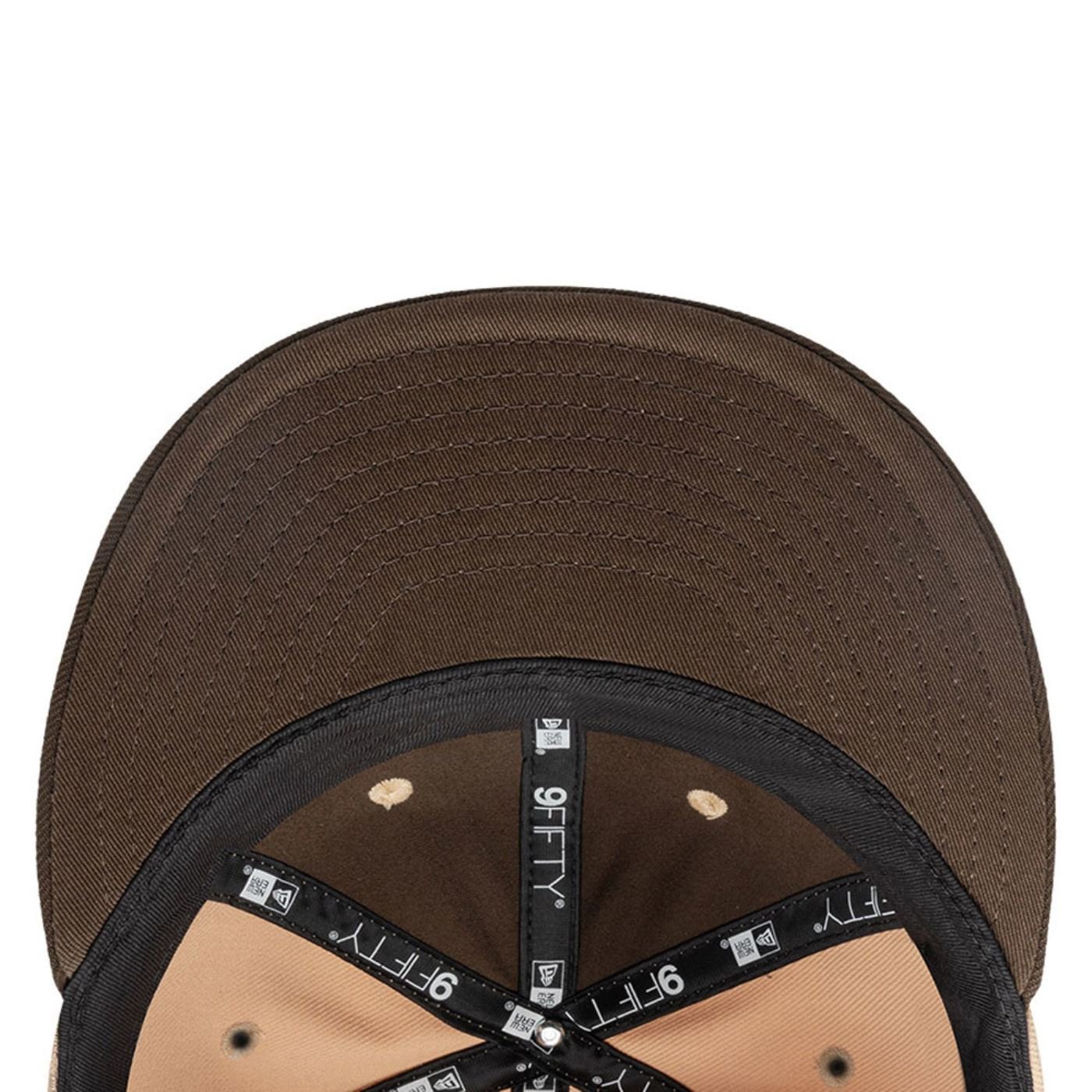Bone New Era  9FIFTY Retro Crown SN New York Yankees Bege 6