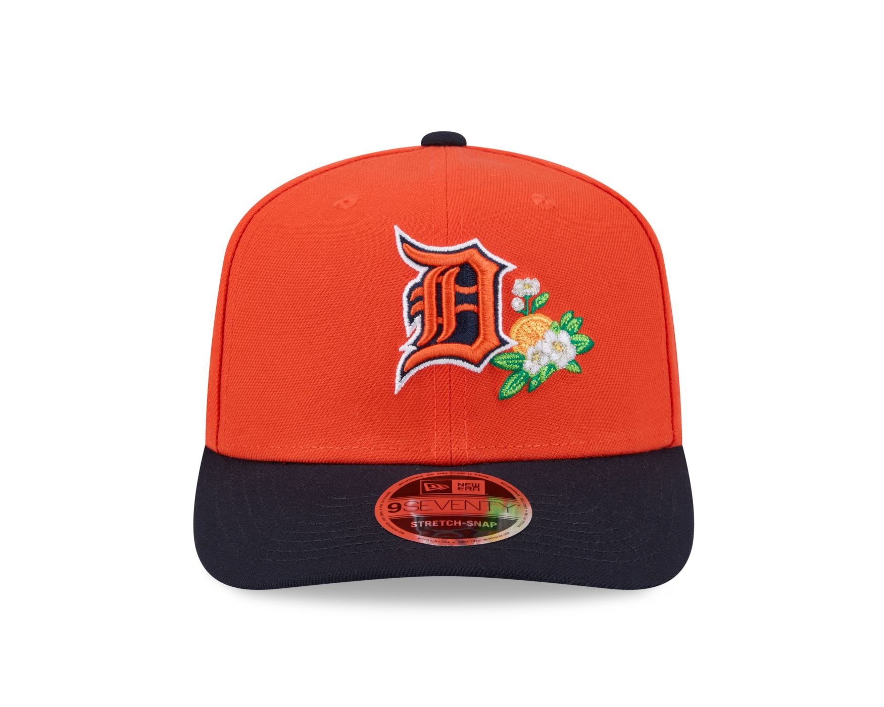 Bone New Era  9SEVENTY Stretch Snap Detroit Tigers Laranja 2