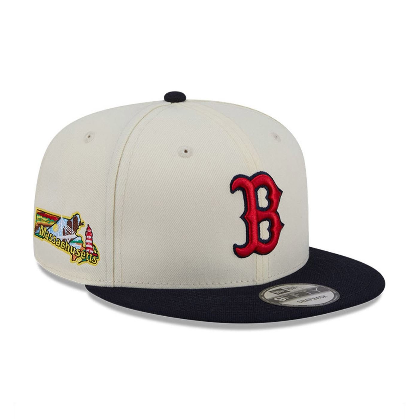 Bone New Era New Era 9FIFTY Boston Red Sox Off White 3