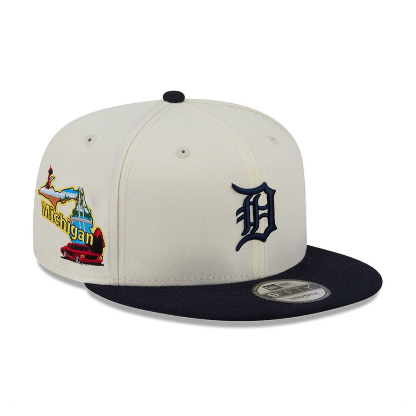 Bone New Era New Era 9FIFTY Detroit Tigers Off White 3