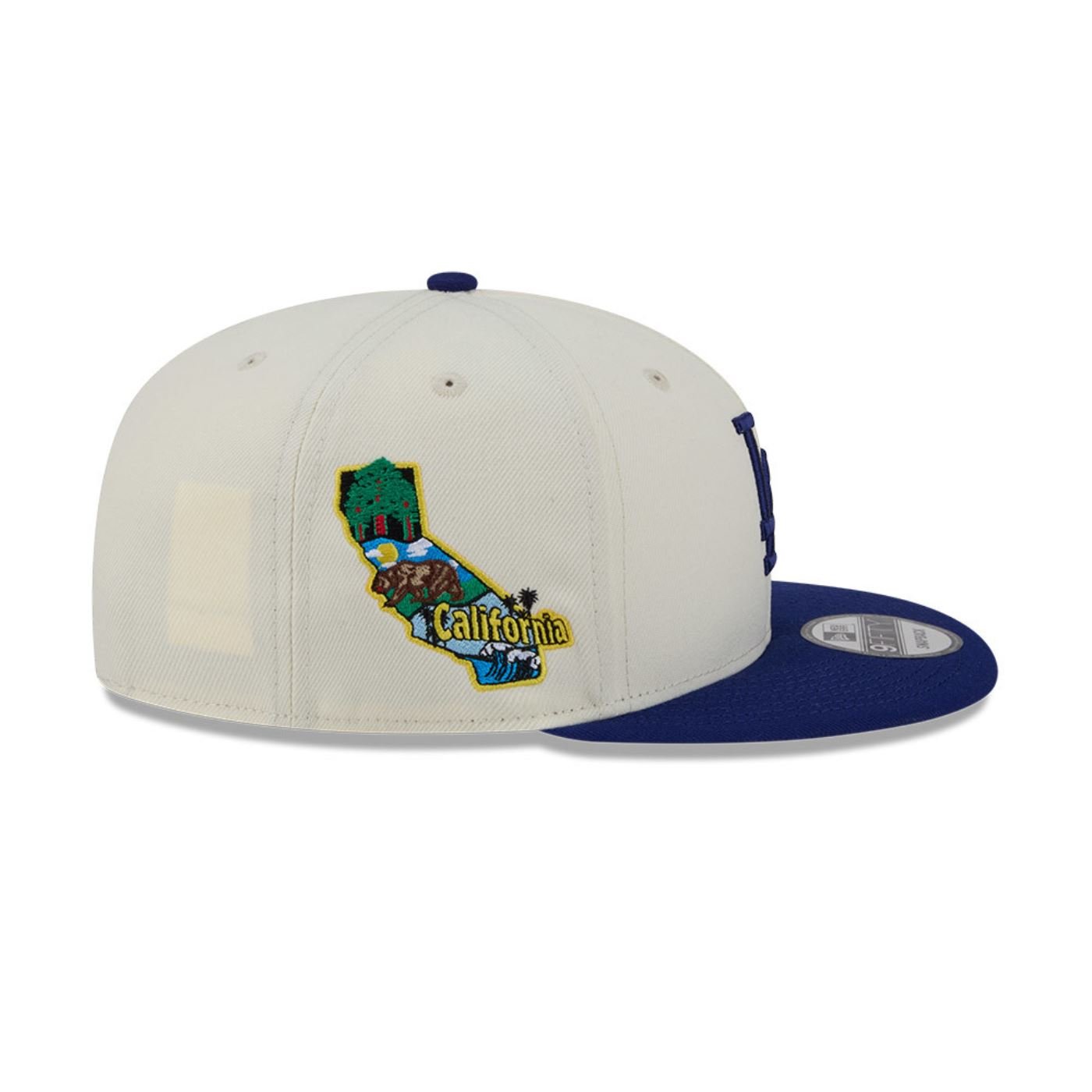 Bone New Era New Era 9FIFTY Los Angeles Dodgers Off White 5