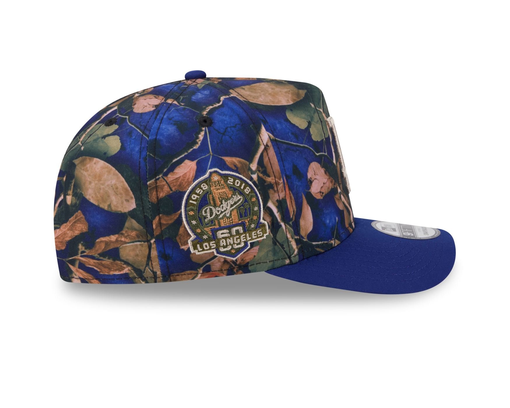 Bone New Era New Era 9FIFTY A-FRAME Los Angeles Dodgers Multicores 6