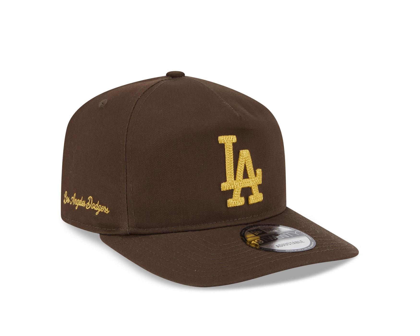 Bone New Era New Era 19TWENTY Los Angeles Dodgers Marrom 3
