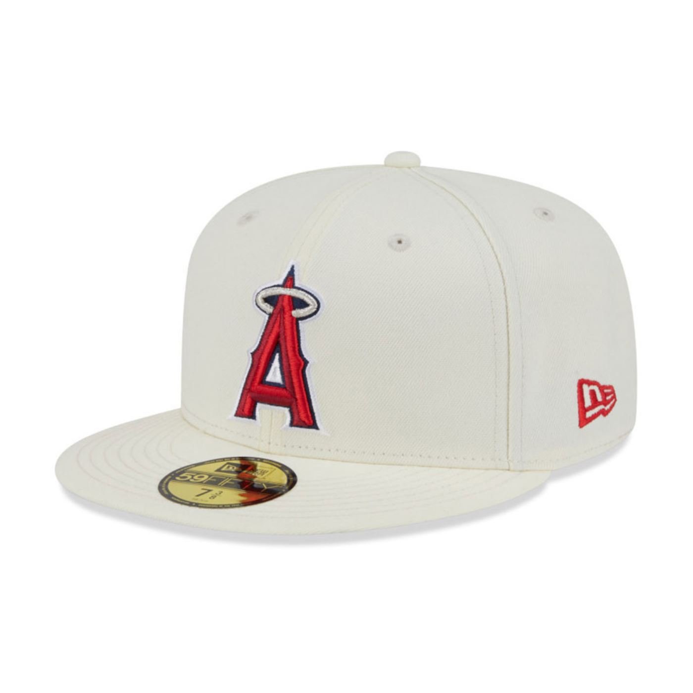 Bone New Era New Era 59FIFTY Los Angeles Angels