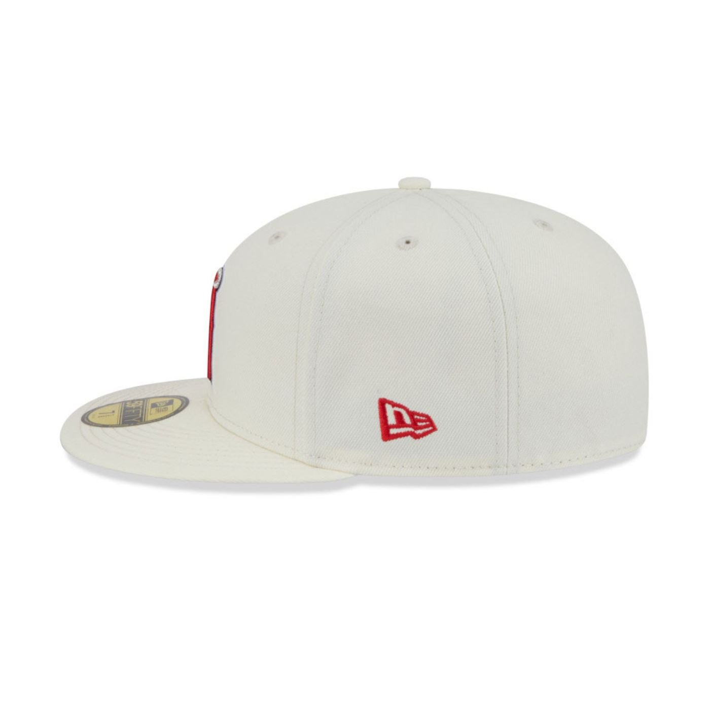 Bone New Era New Era 59FIFTY Los Angeles Angels Off White 5