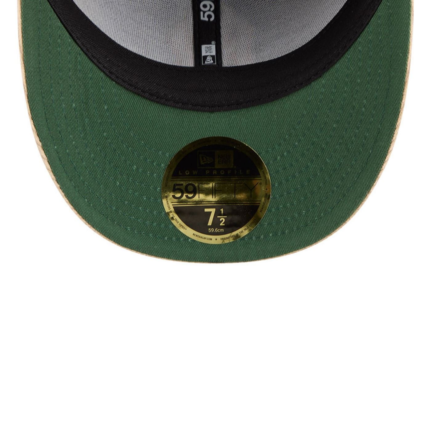 Bone New Era 59FIFTY LOW PROFILE New York Yankees MLB Preto Preto 6
