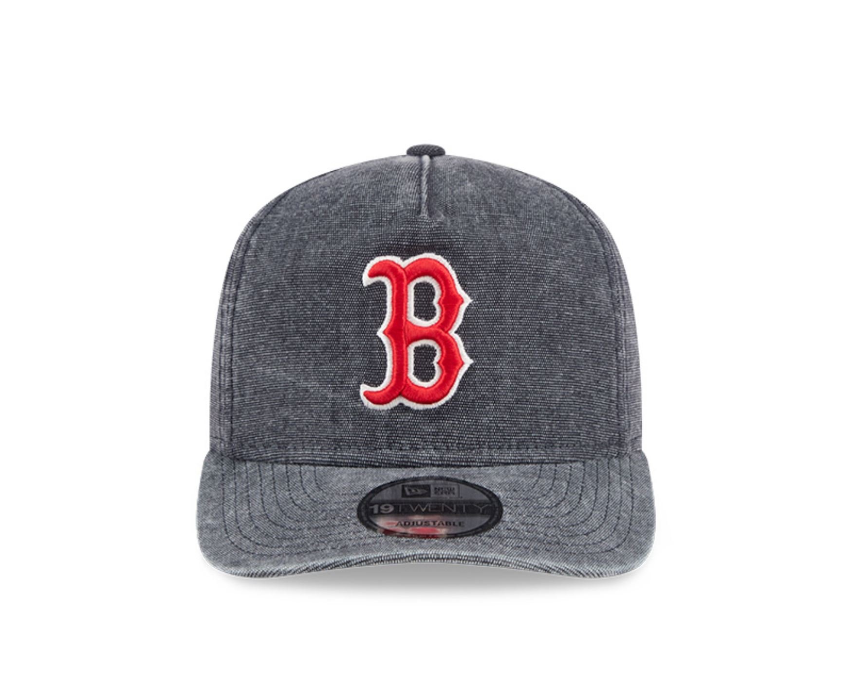 Bone New Era 19TWENTY MLB Boston Red Sox Cinza 2