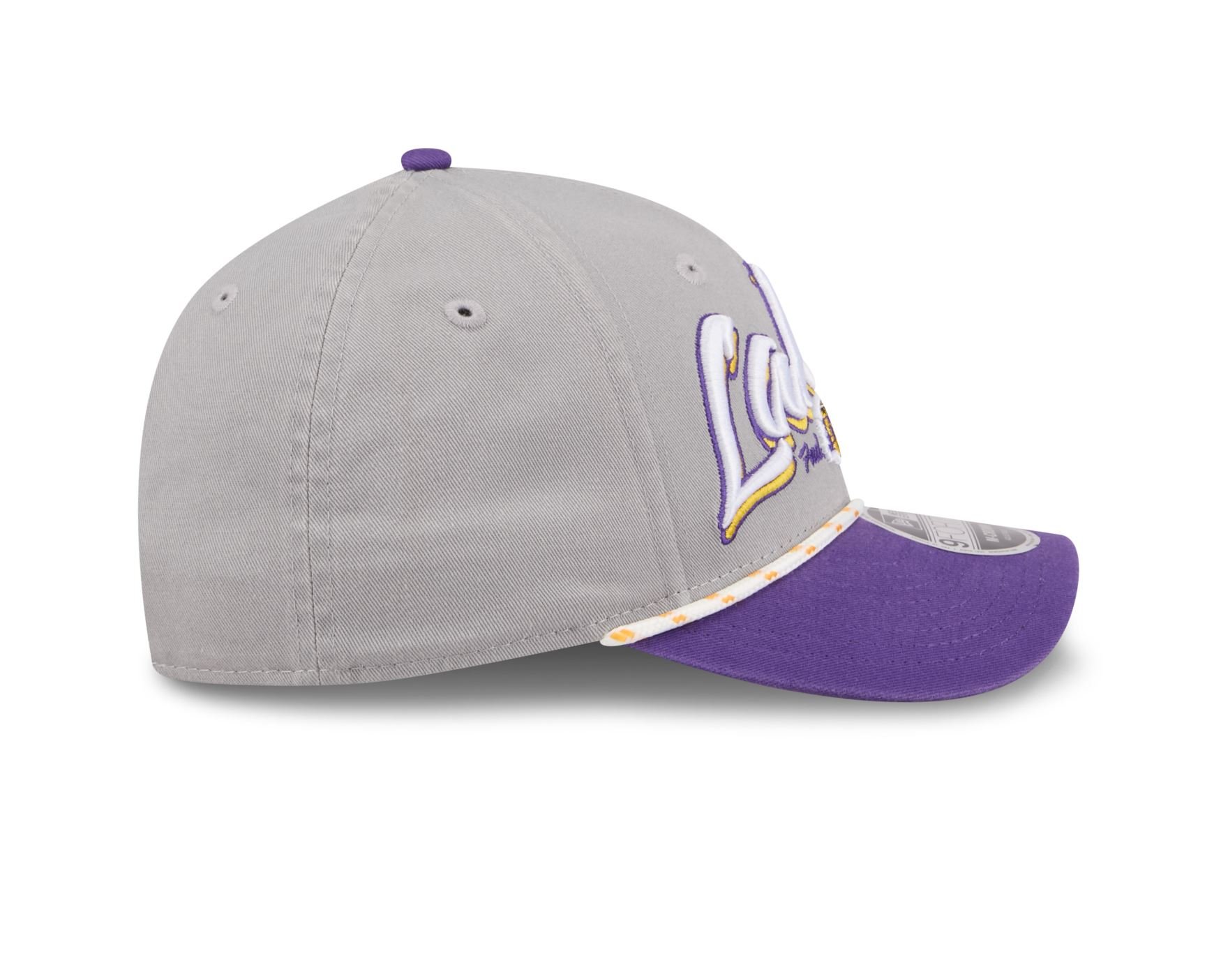 Bone New Era 9FORTY M-CROWN NBA Los Angeles Lakers Cinza 6