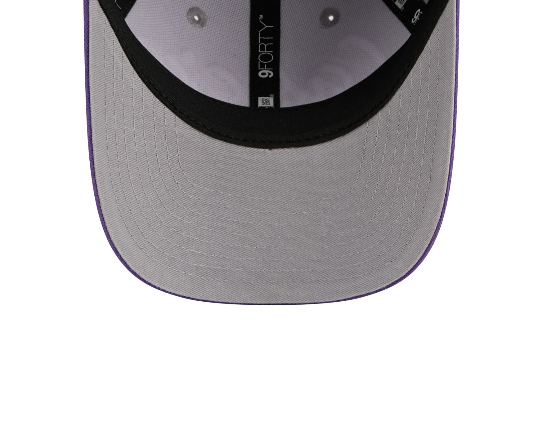 Bone New Era 9FORTY M-CROWN NBA Los Angeles Lakers Cinza 7