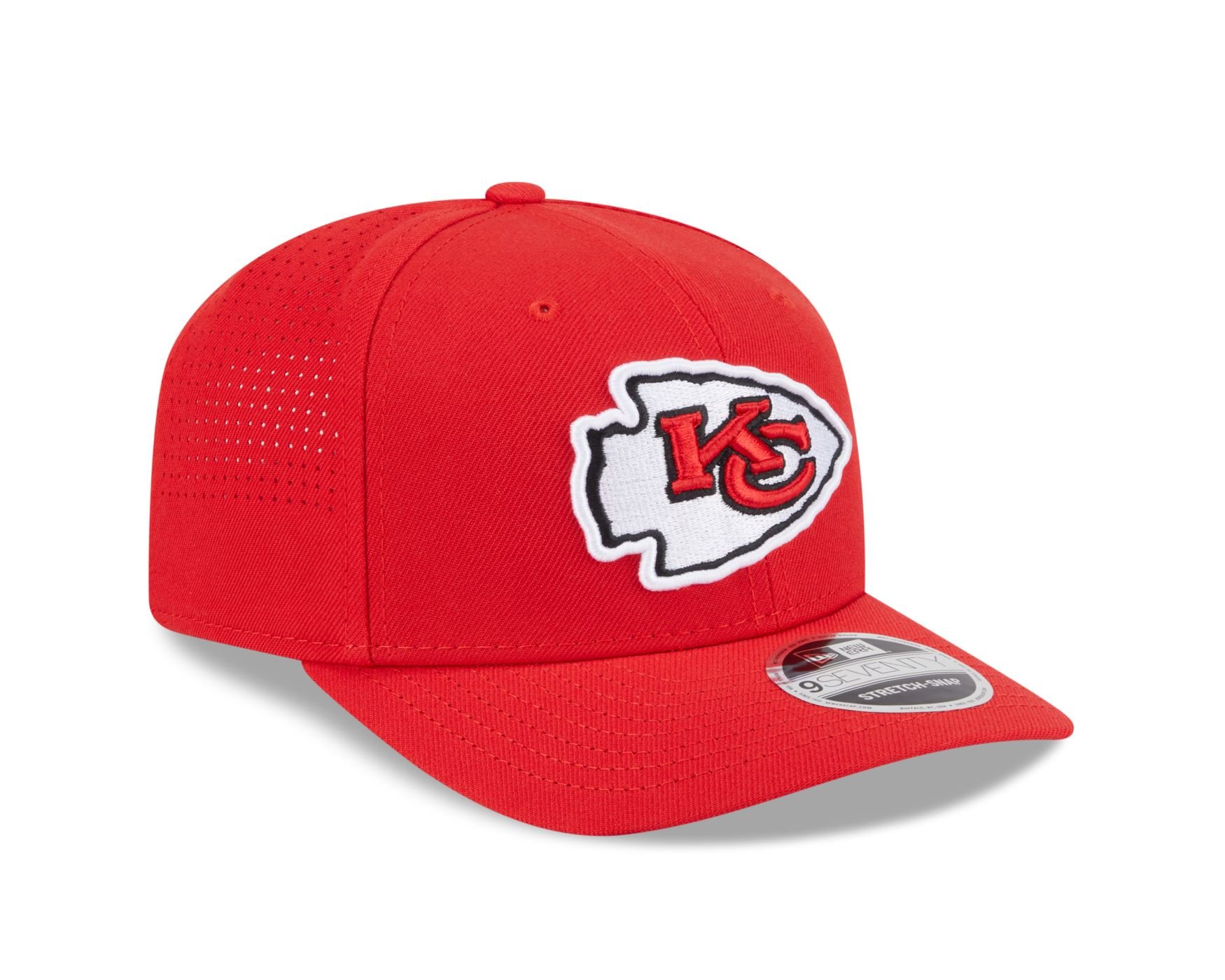Bone New Era 9SEVENTY STRETCH SNAP NFL Kansas City Chiefs Vermelho 3