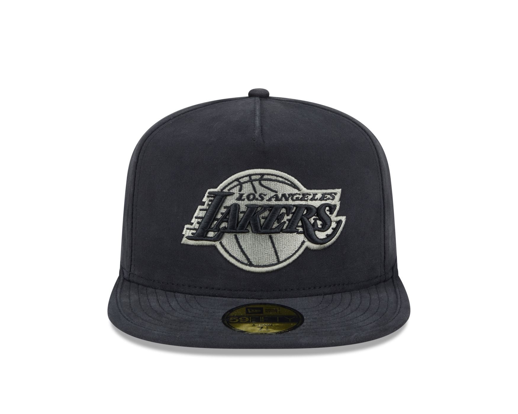 Bone New Era  59FIFTY A-Frame Los Angeles Lakers NBA PRETO Preto 2