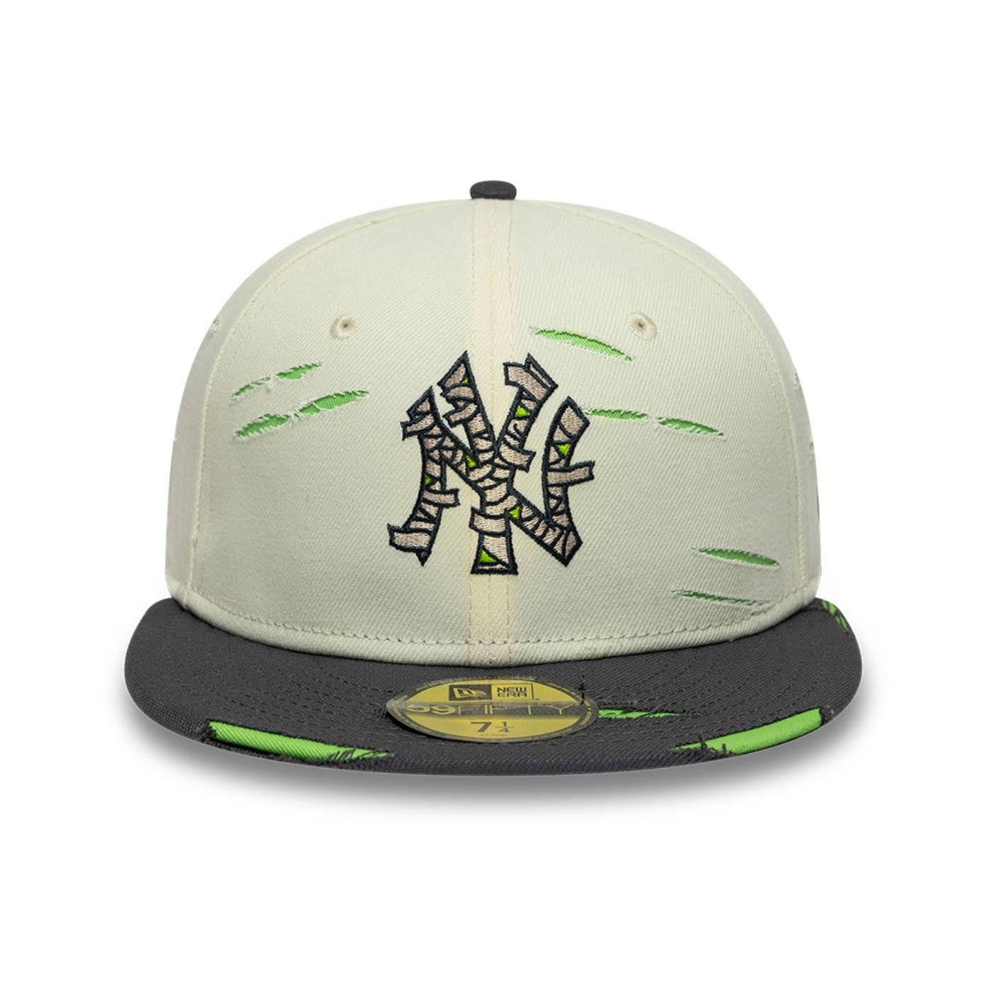 Bone New Era 59FIFTY MLB New York Yankees Off White 2