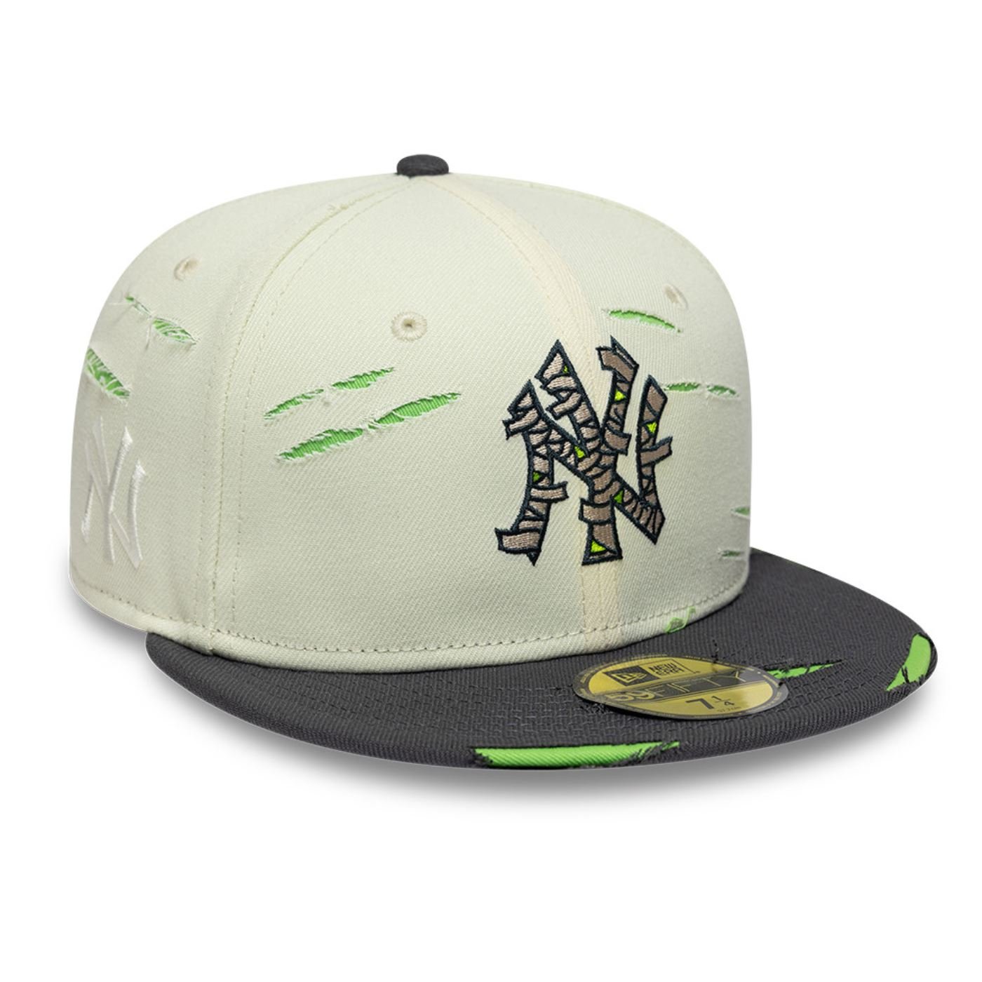 Bone New Era 59FIFTY MLB New York Yankees Off White 3