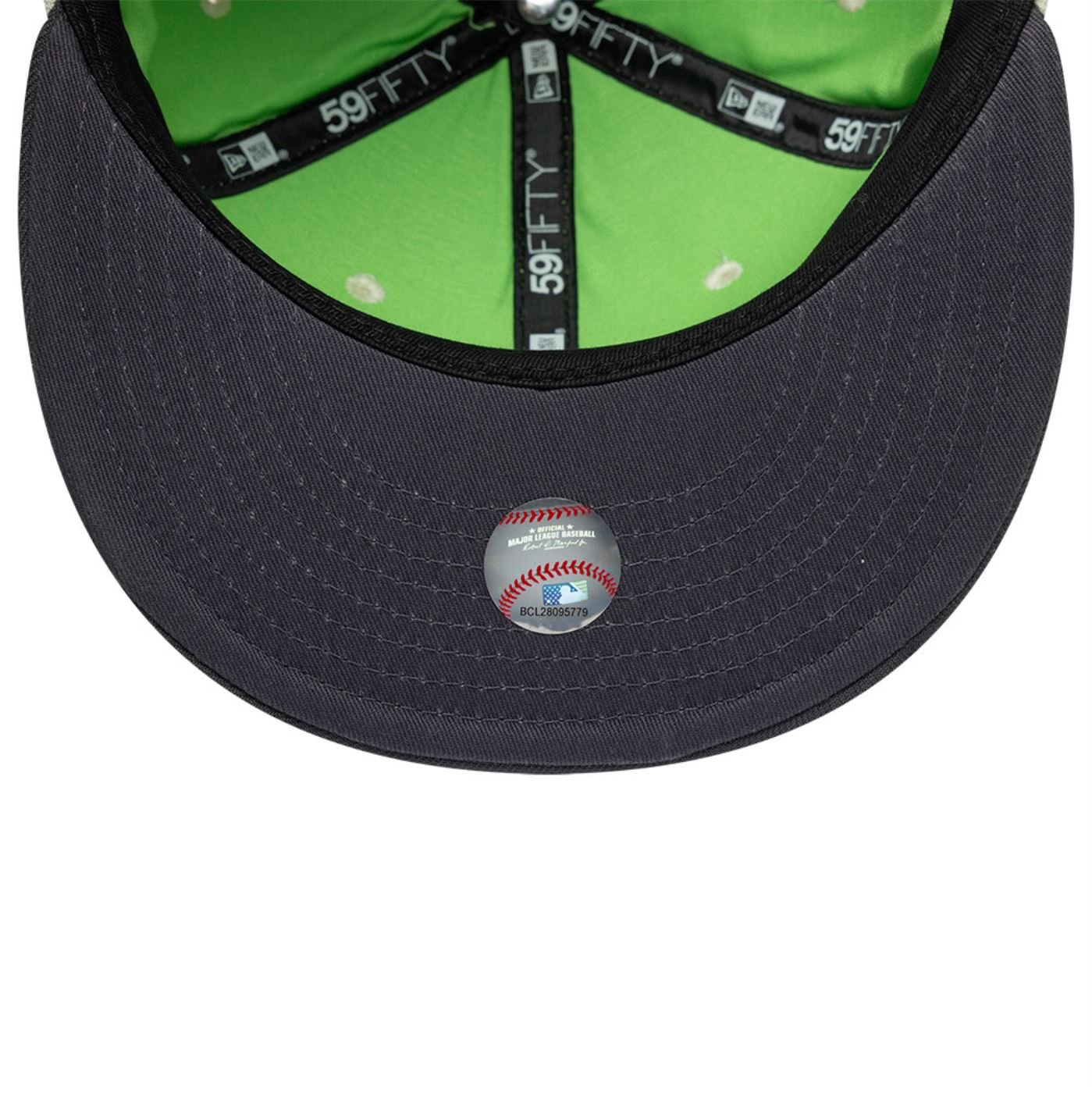 Bone New Era 59FIFTY MLB New York Yankees Off White 7