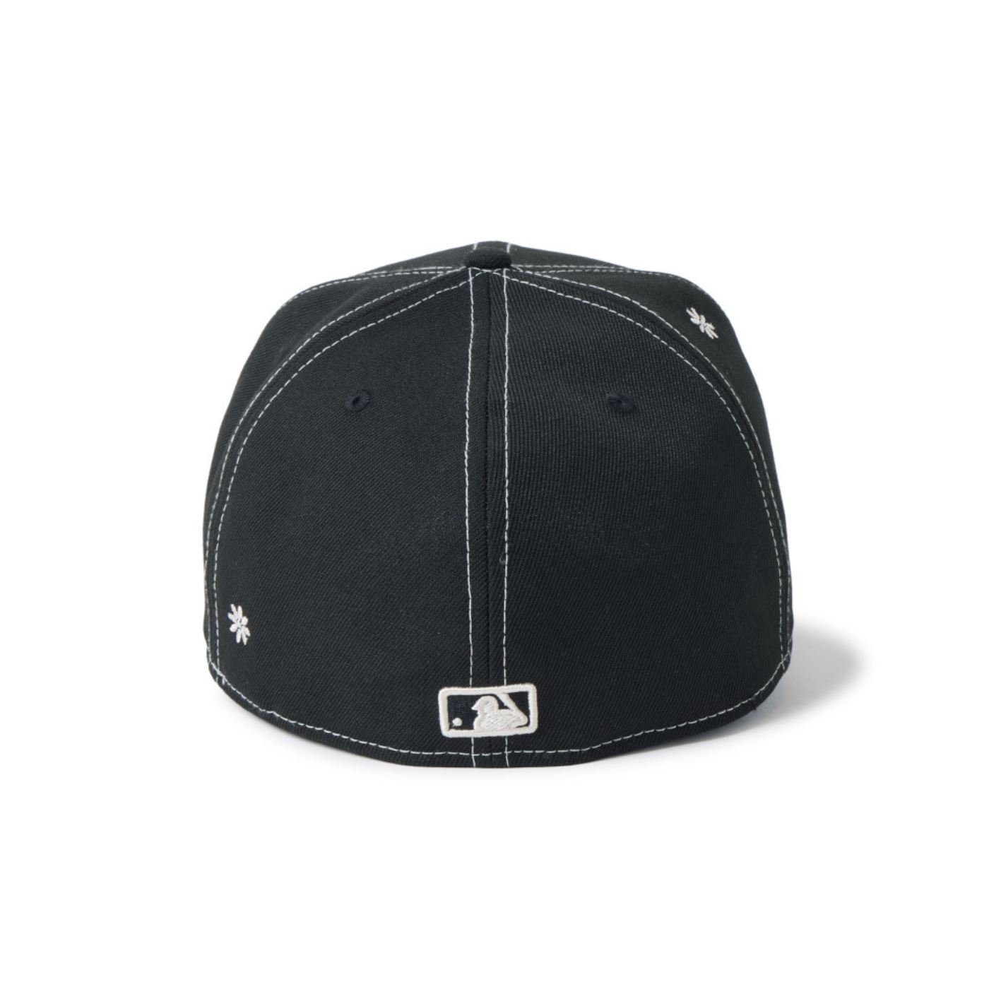 Bone New Era 59FIFTY MLB Los Angeles Dodgers Preto 4