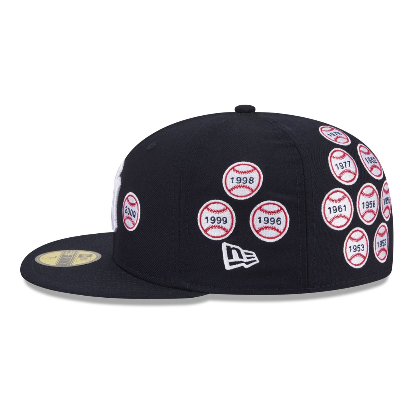 Bone New Era 59FIFTY New York Yankees Spike Lee Anniversary Azul Marinho 5