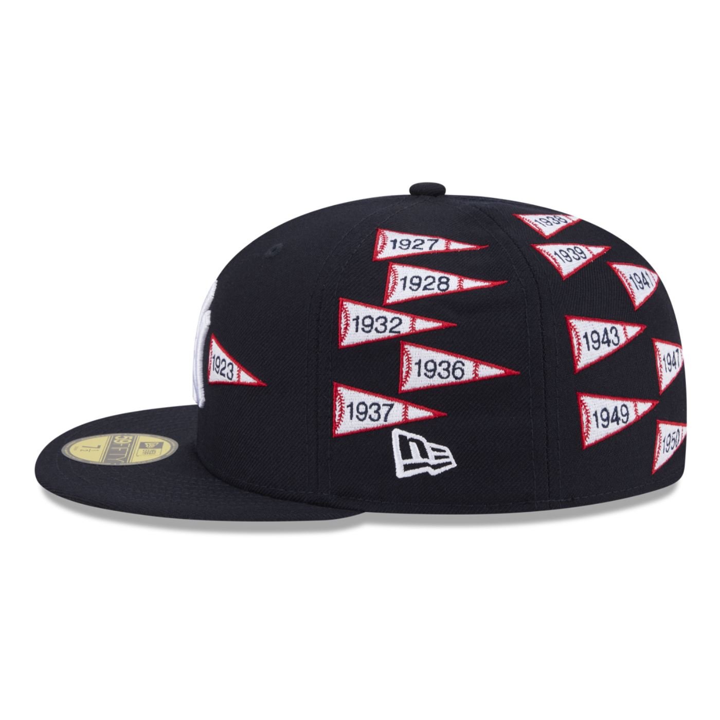Bone New Era 59FIFTY Day New York Yankees Spike Lee Pennants Azul Marinho 5