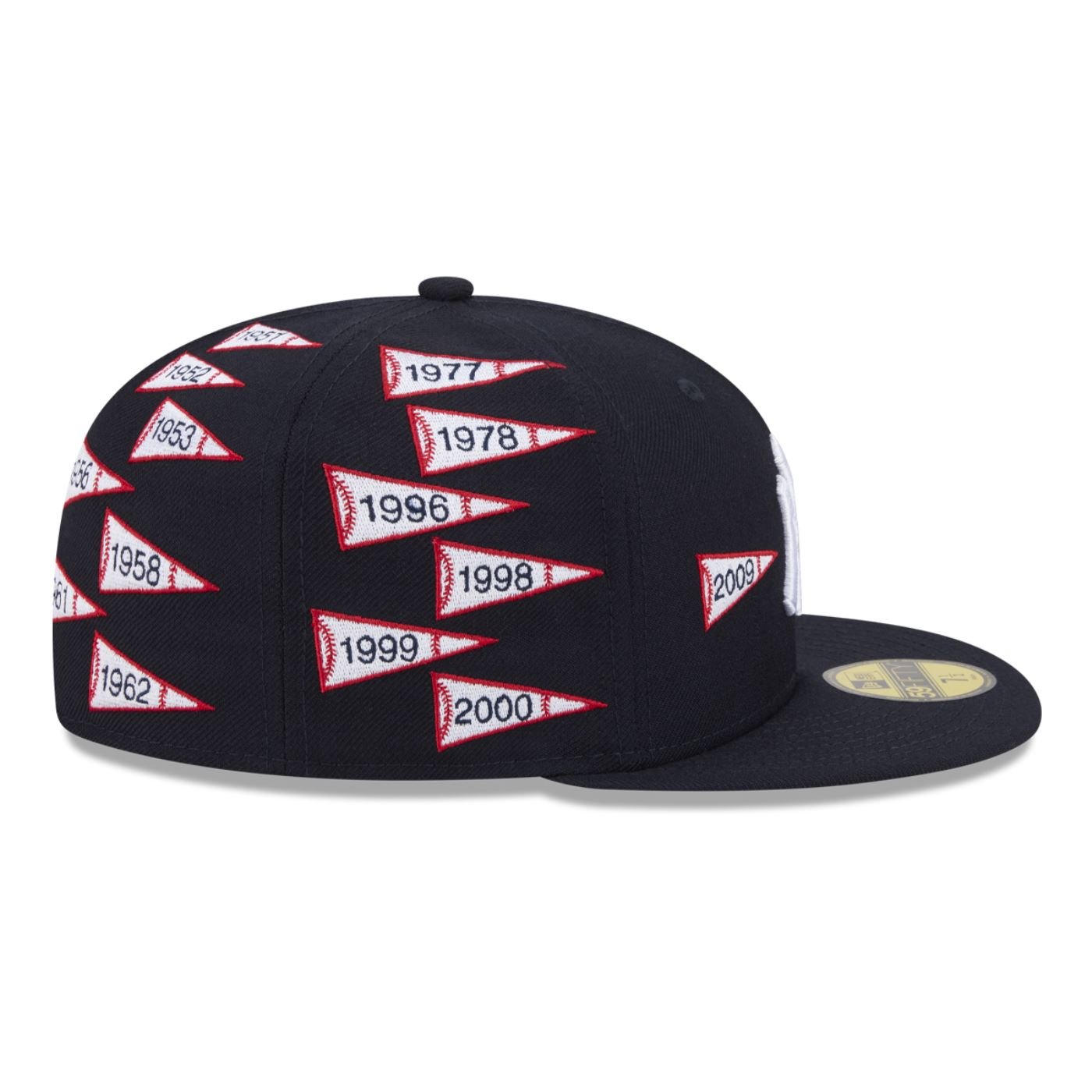 Bone New Era 59FIFTY Day New York Yankees Spike Lee Pennants Azul Marinho 6