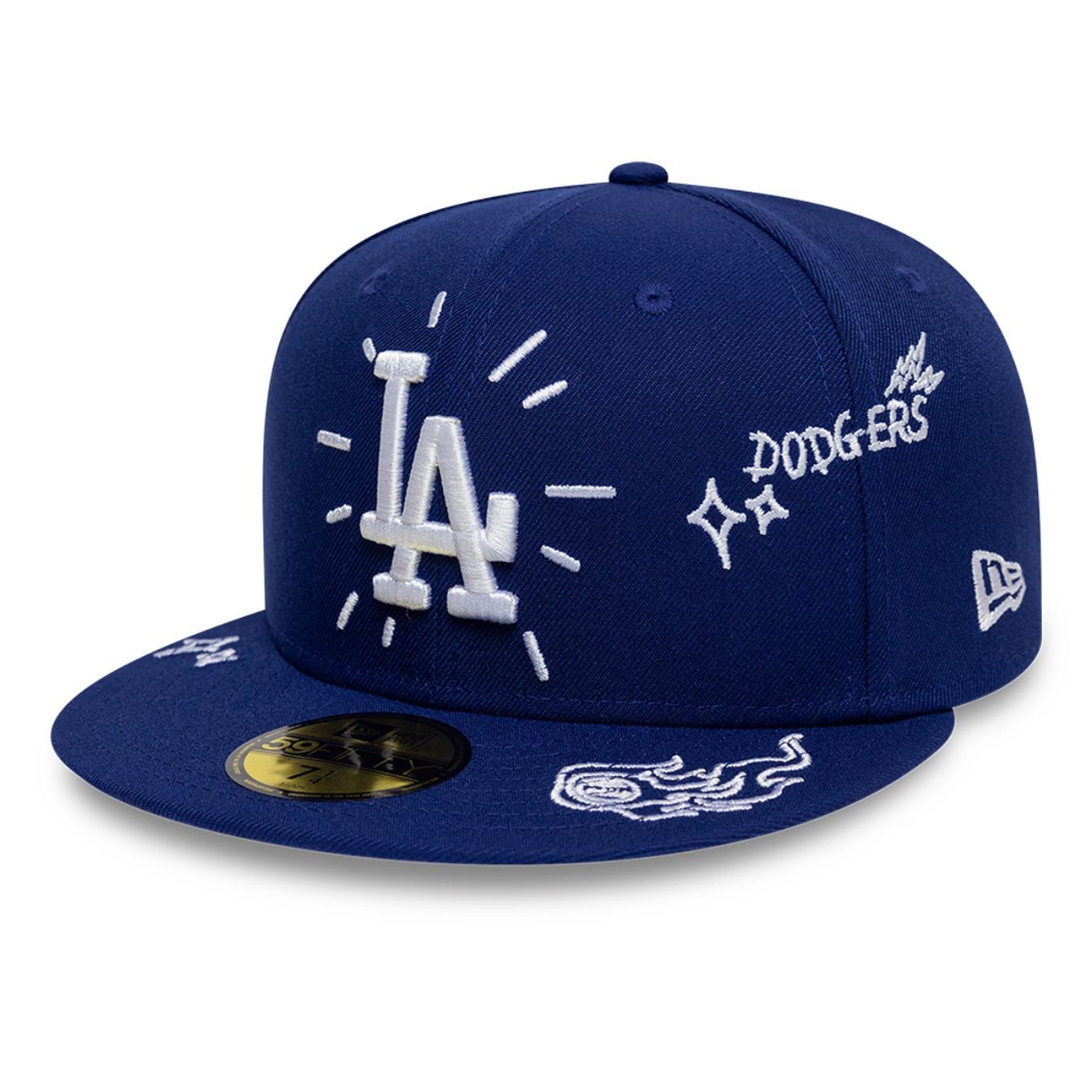 Bone New Era 59FIFTY Los Angeles Dodgers 59FIFTY DAY Scribble
