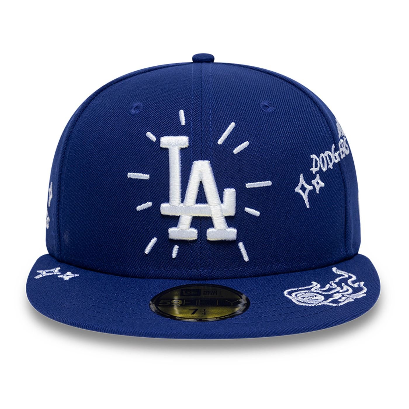 Bone New Era 59FIFTY Los Angeles Dodgers 59FIFTY DAY Scribble Azul 2