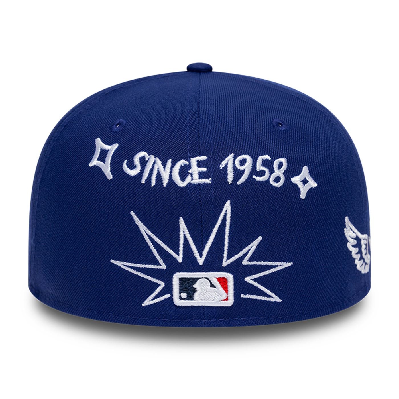 Bone New Era 59FIFTY Los Angeles Dodgers 59FIFTY DAY Scribble Azul 4