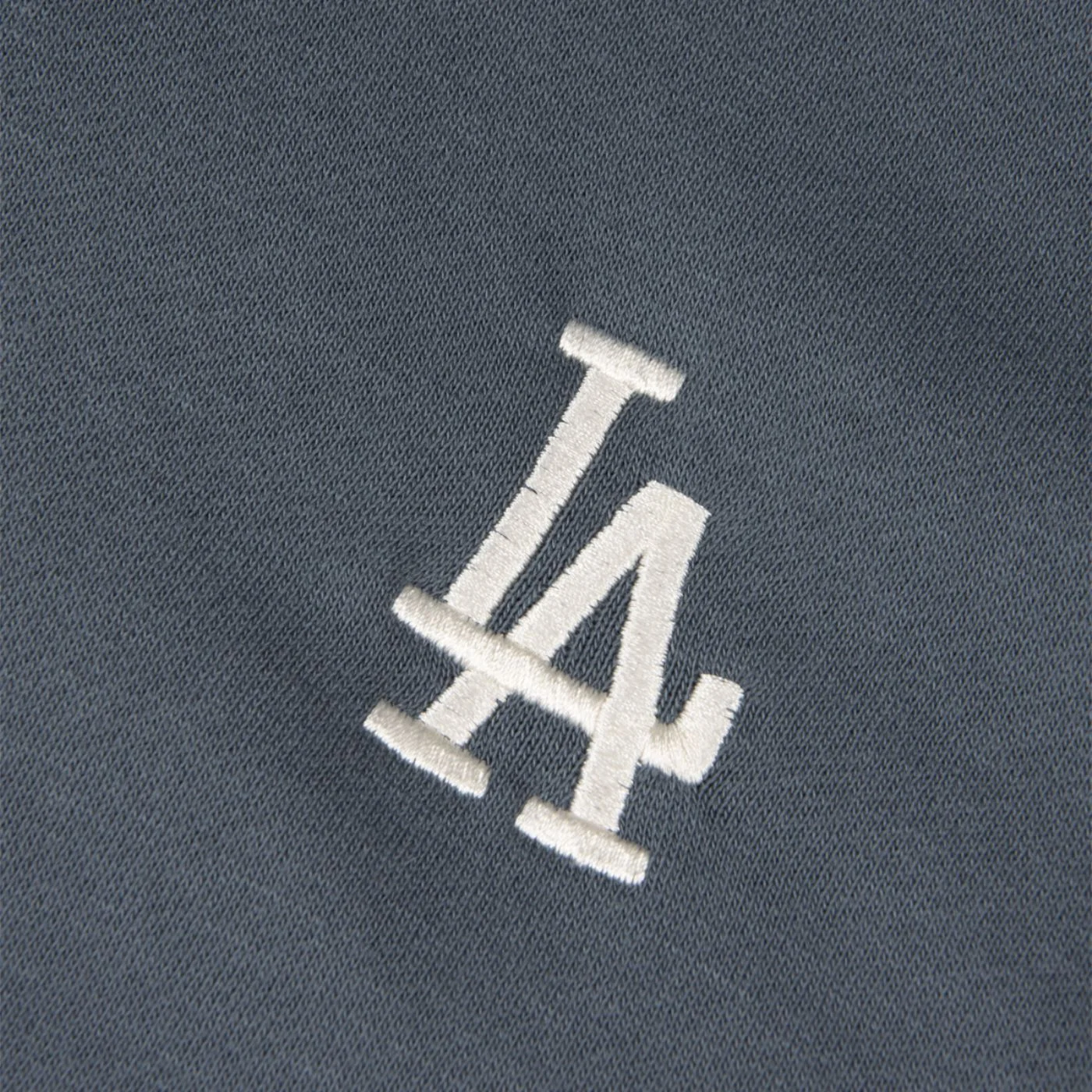 Moletom New Era Canguru Aberto Los Angeles Dodgers MLB Cinza Cinza 3