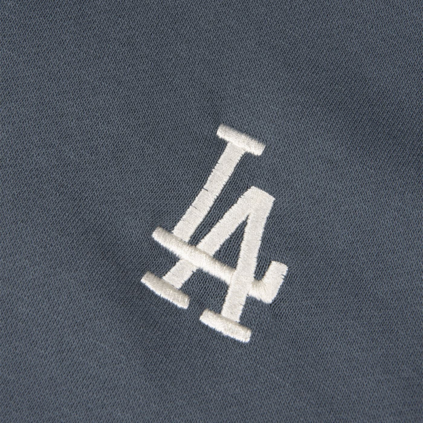 Moletom New Era Canguru Aberto Los Angeles Dodgers MLB Cinza Cinza 3