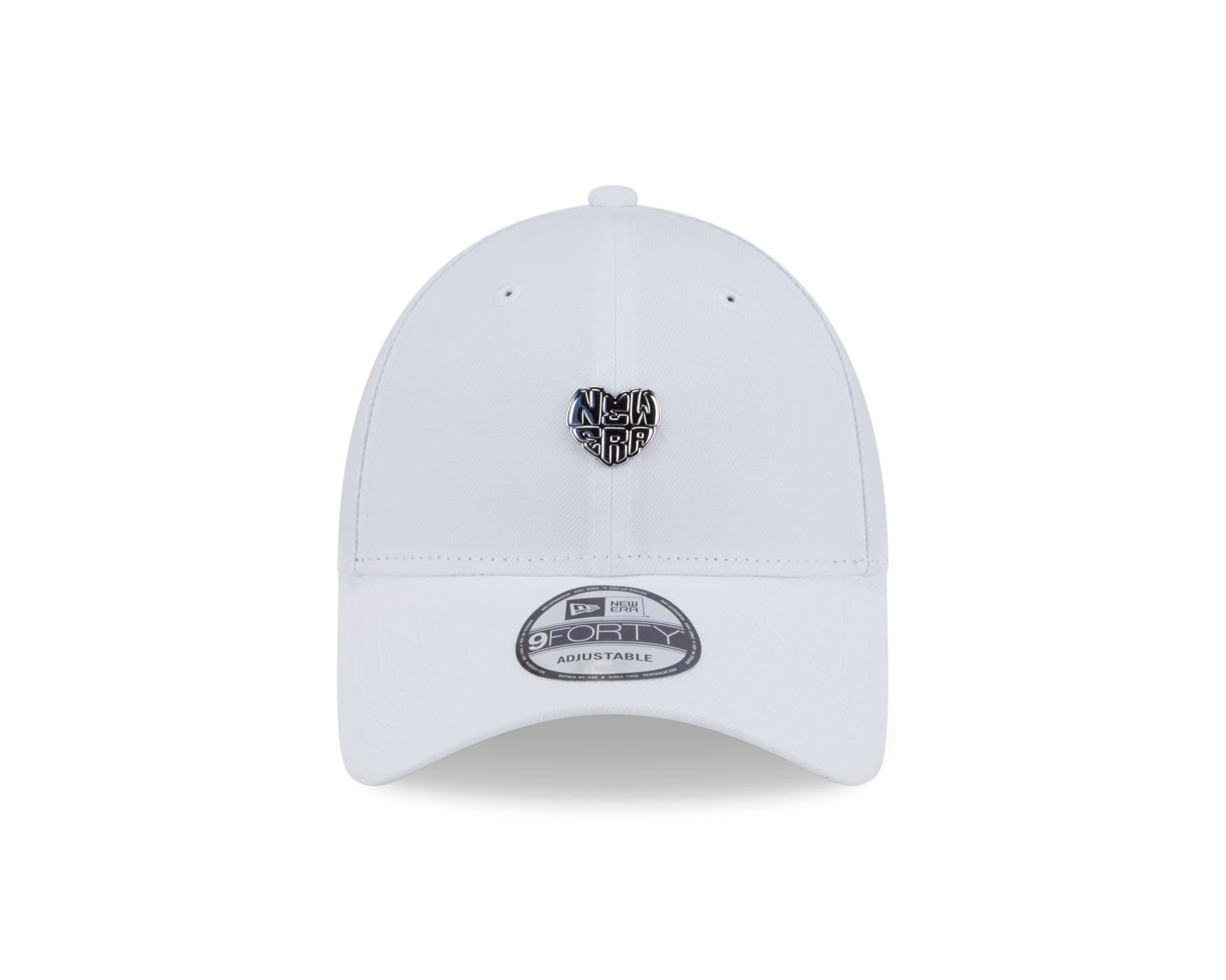 Boné New Era 9FORTY Heart Branco Branco 2