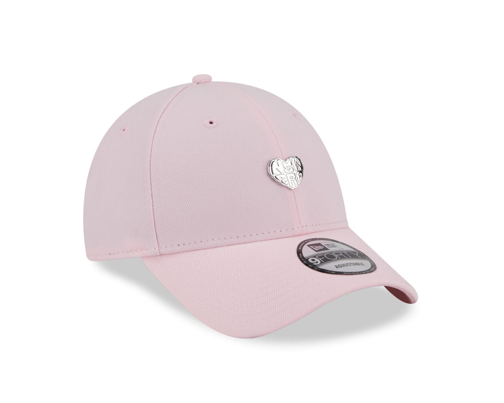 Bone New Era 9FORTY Heart Rosa Rosa 3