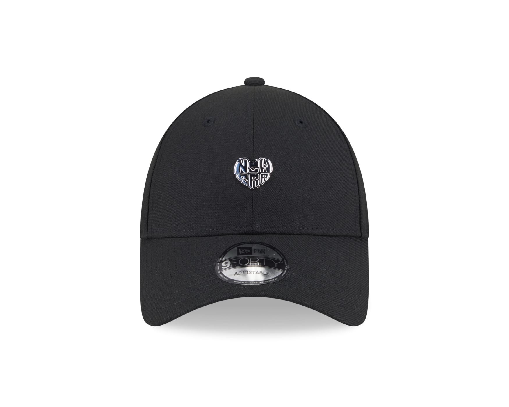 Bone New Era 9FORTY New Era Heart Preto Preto 2