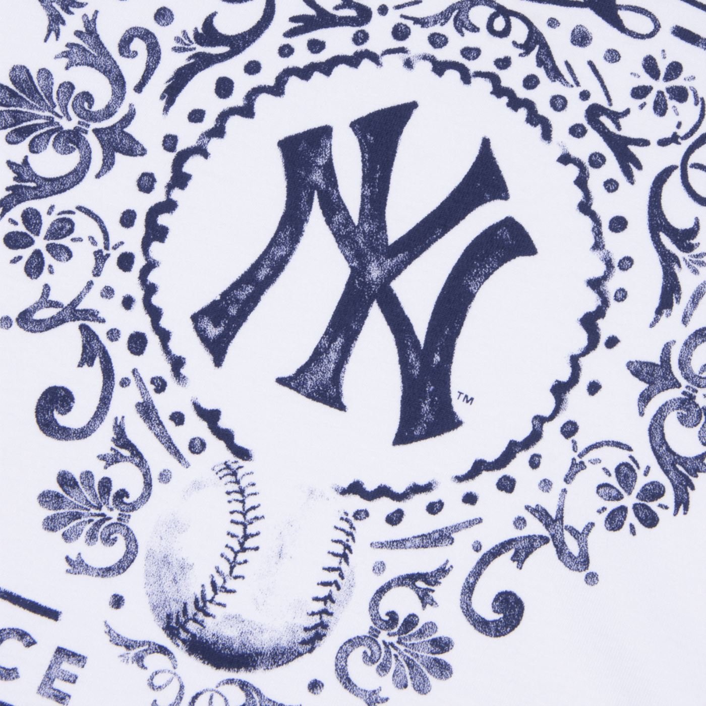 Camiseta New Era Regular MLB New York Yankees Branco 3
