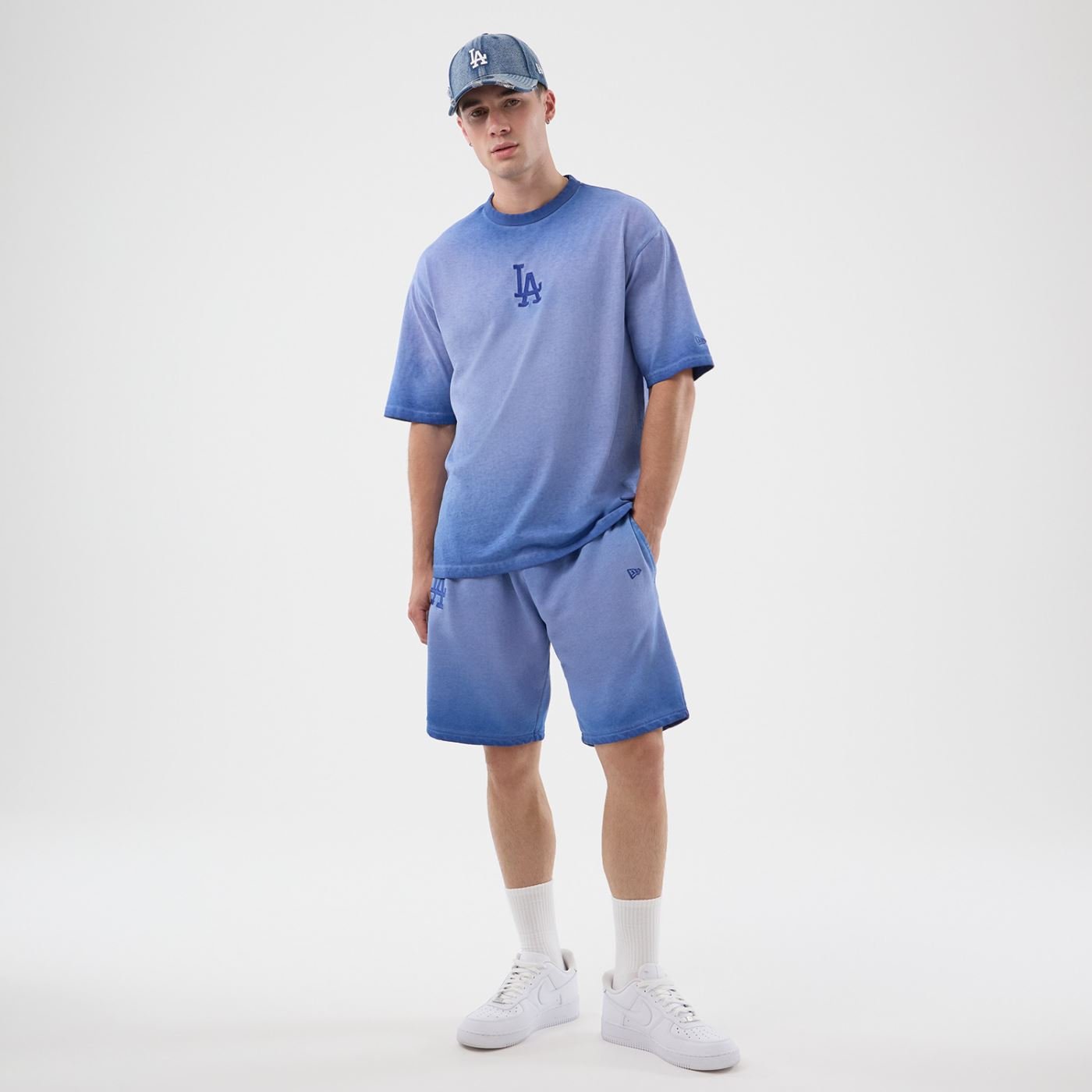 Regata New Era Basica MLB Los Angeles Dodgers Azul 2