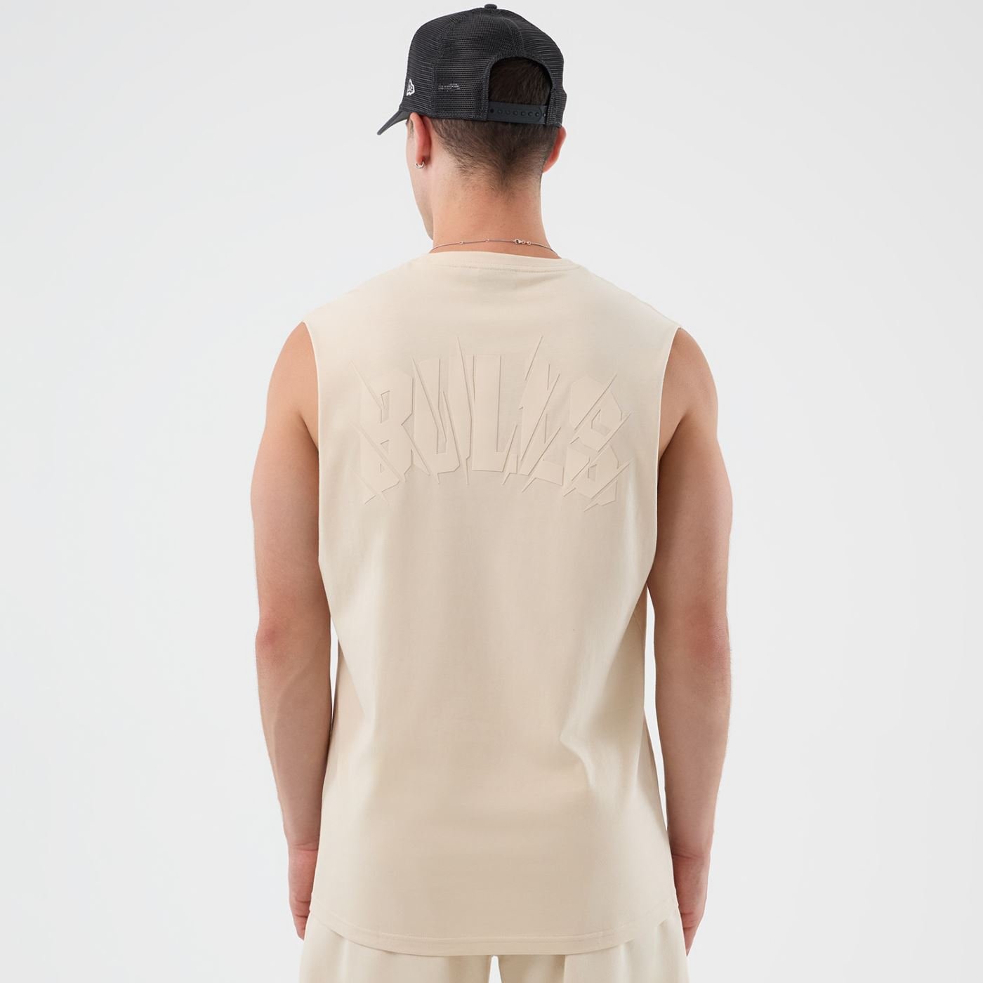Regata New Era Basica NBA Chicago Bulls Bege 4