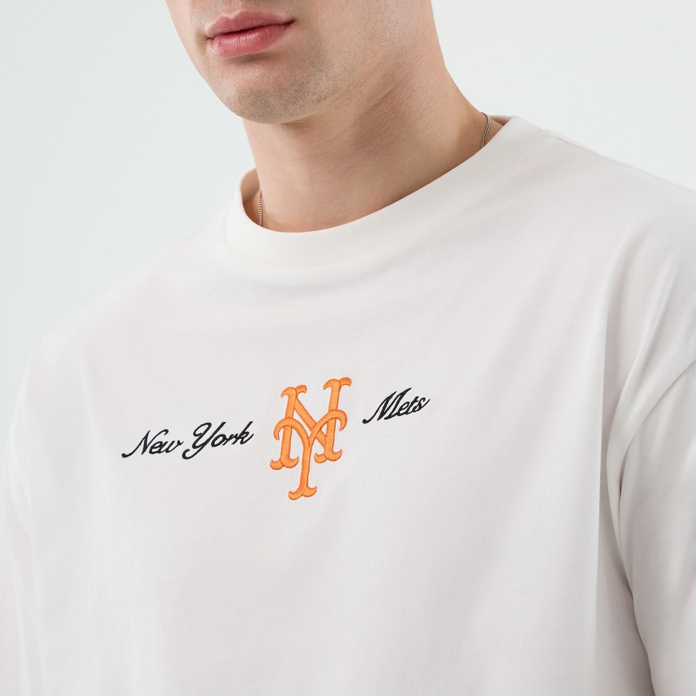 Camiseta New Era Regular MLB New York Mets Branco 2