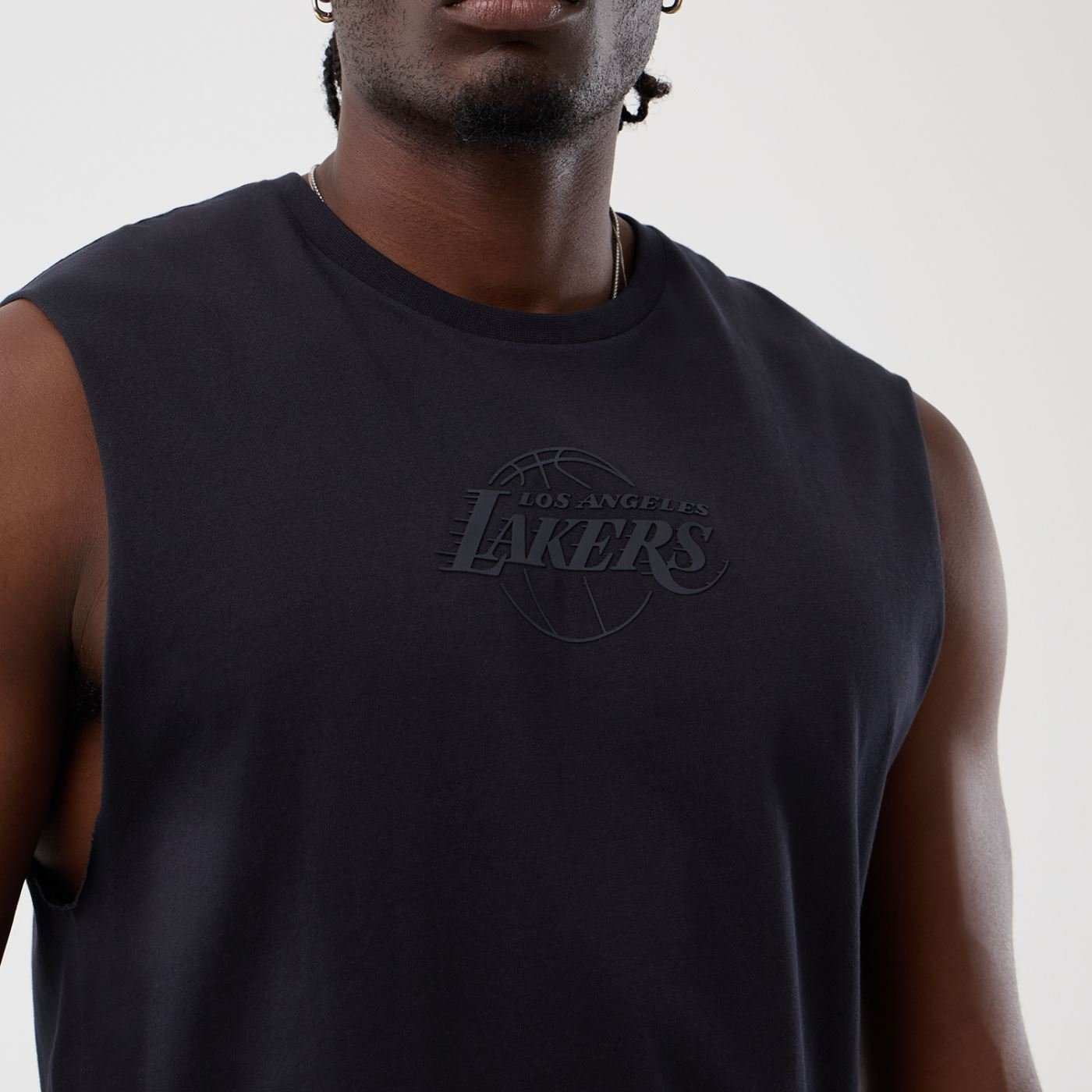 Regata New Era Basica NBA Los Angeles Lakers Azul Marinho 2