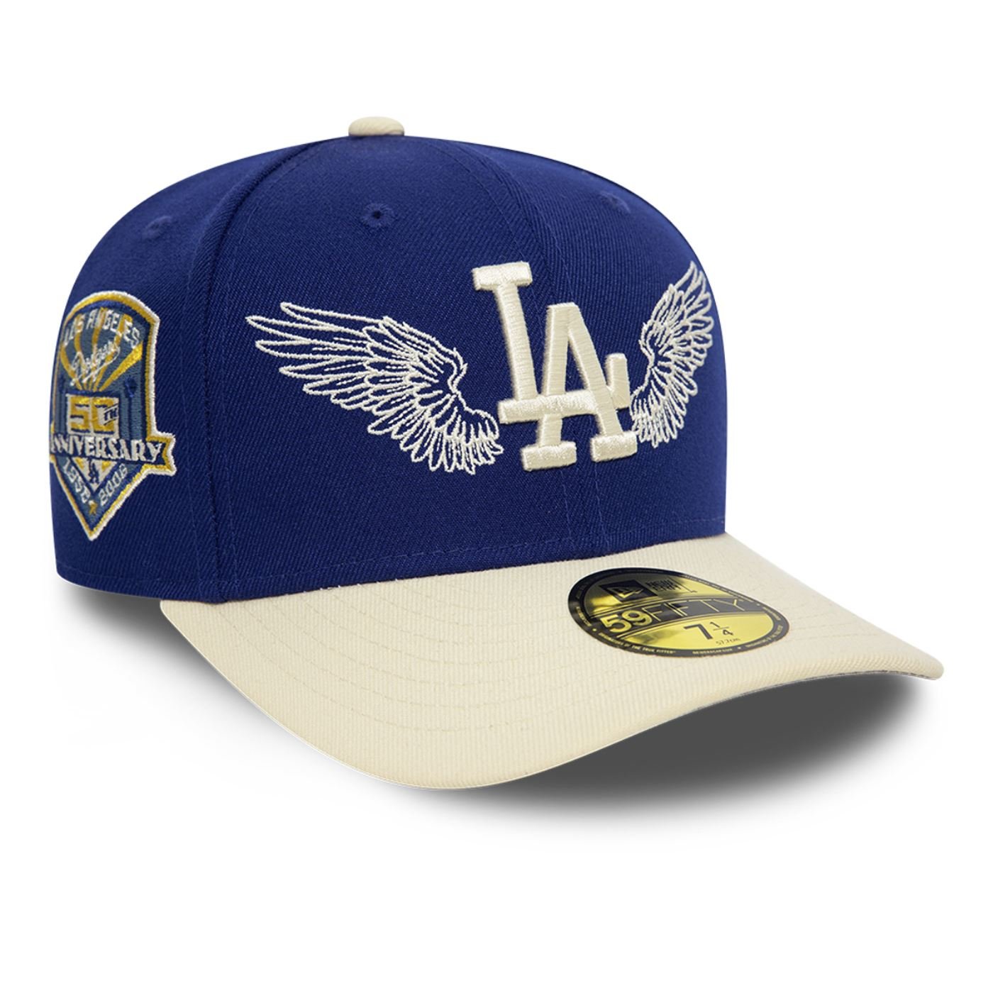 Bone New Era 59FIFTY Pre-Curved Los Angeles Dodgers 59FIFTY DAY Azul 3