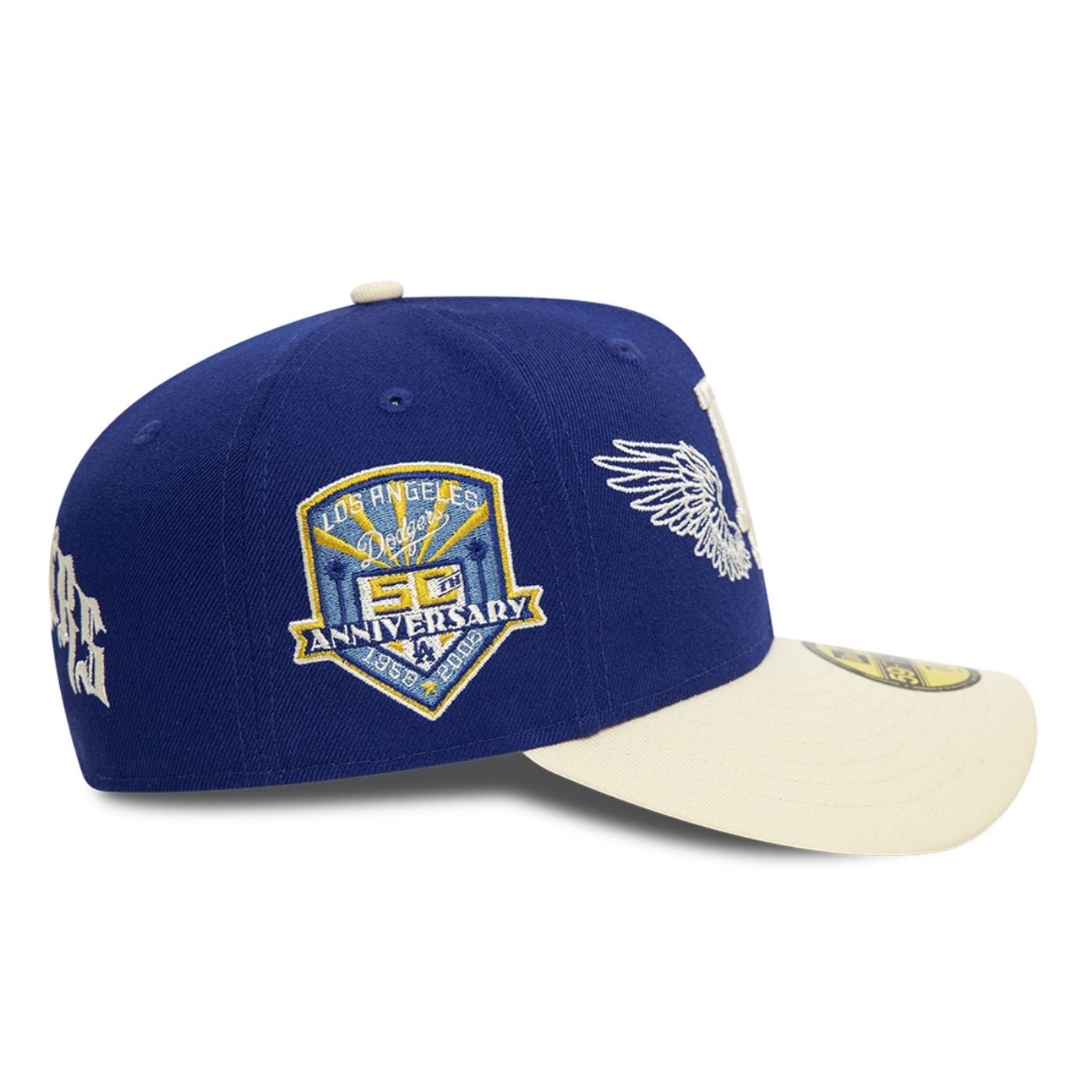 Bone New Era 59FIFTY Pre-Curved Los Angeles Dodgers 59FIFTY DAY Azul 6