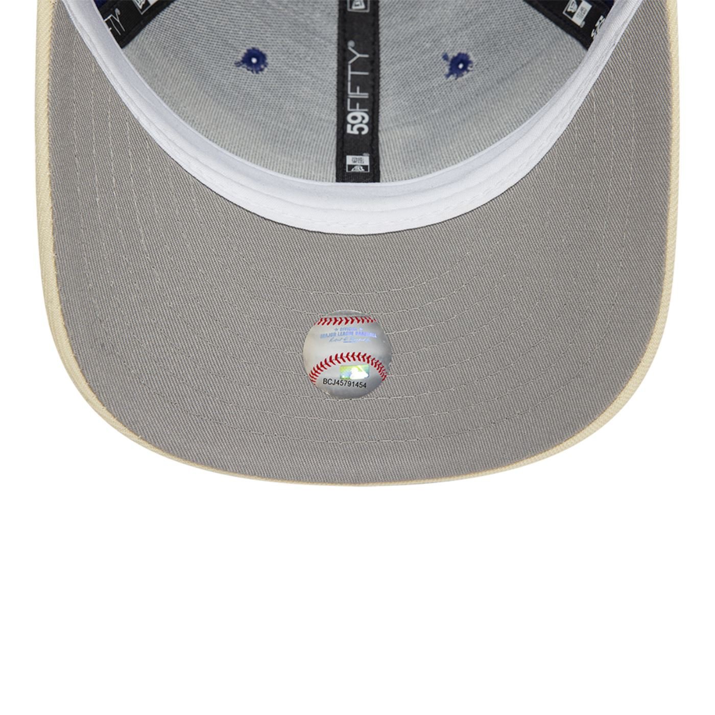 Bone New Era 59FIFTY Pre-Curved Los Angeles Dodgers 59FIFTY DAY Azul 7