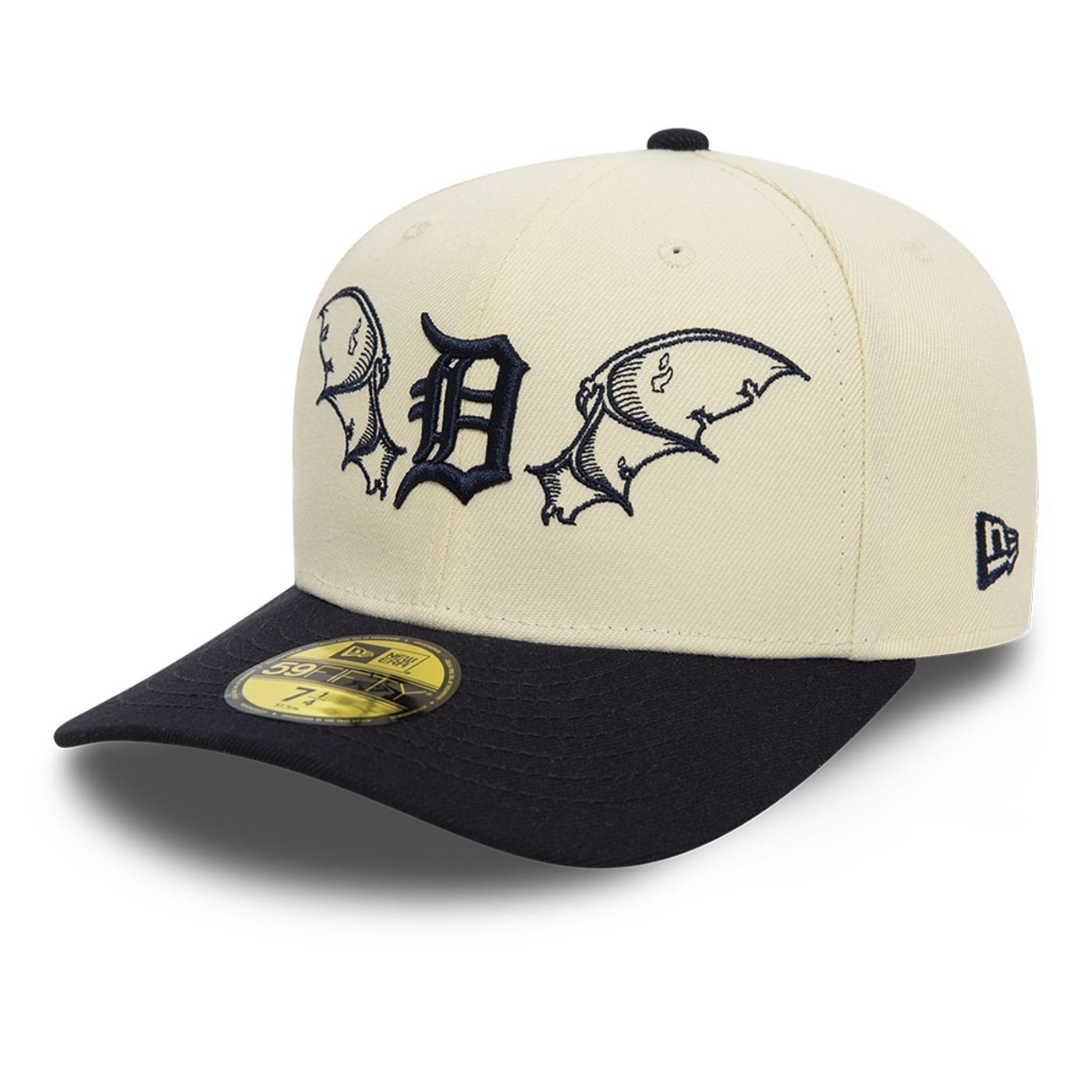 Bone New Era 59FIFTY DAY MLB Detroit Tigers