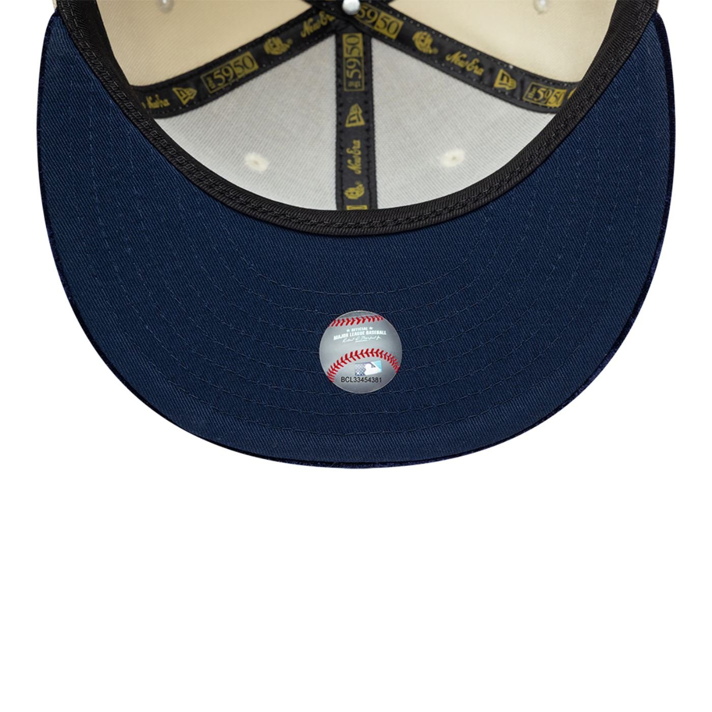Bone New Era 59FIFTY MLB New York Yankees Paisley Bege 7