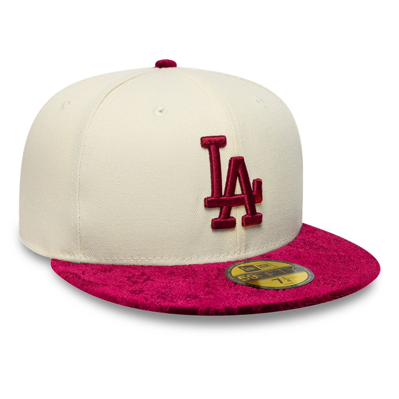 Bone New Era 59FIFTY MLB Los Angeles Dodgers Paisley Bege 3