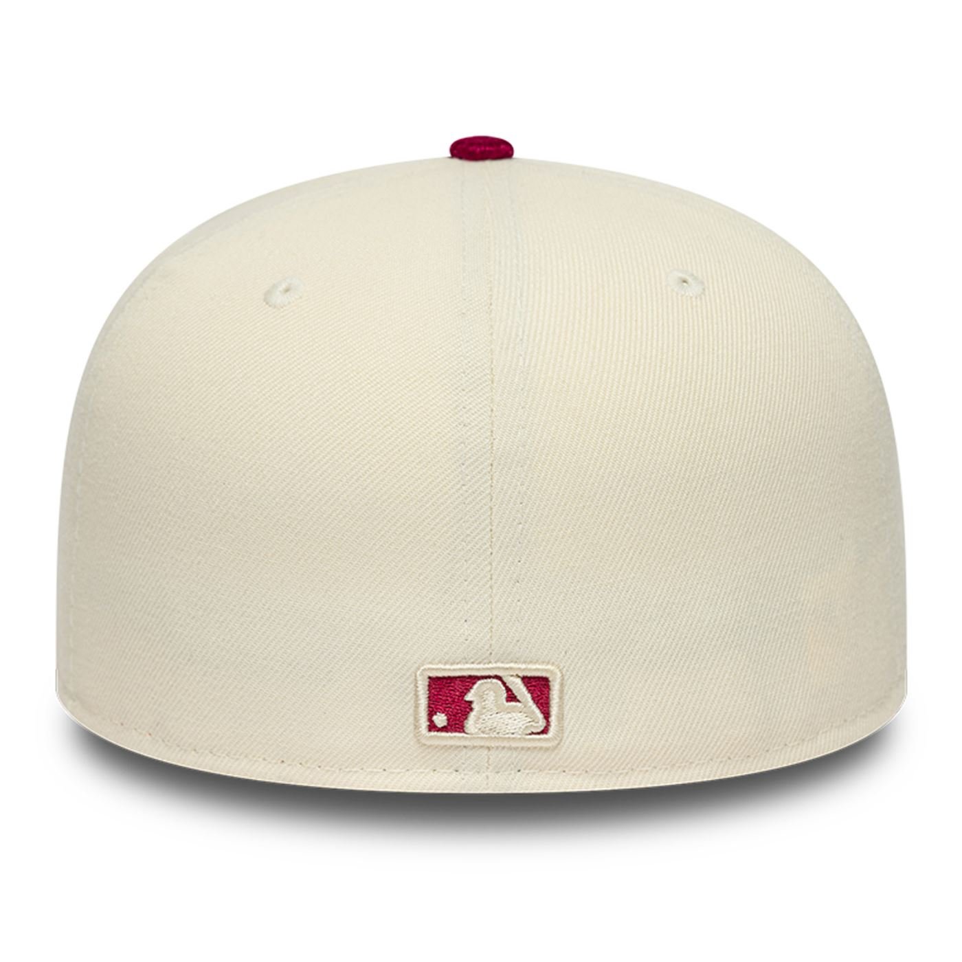 Bone New Era 59FIFTY MLB Los Angeles Dodgers Paisley Bege 4