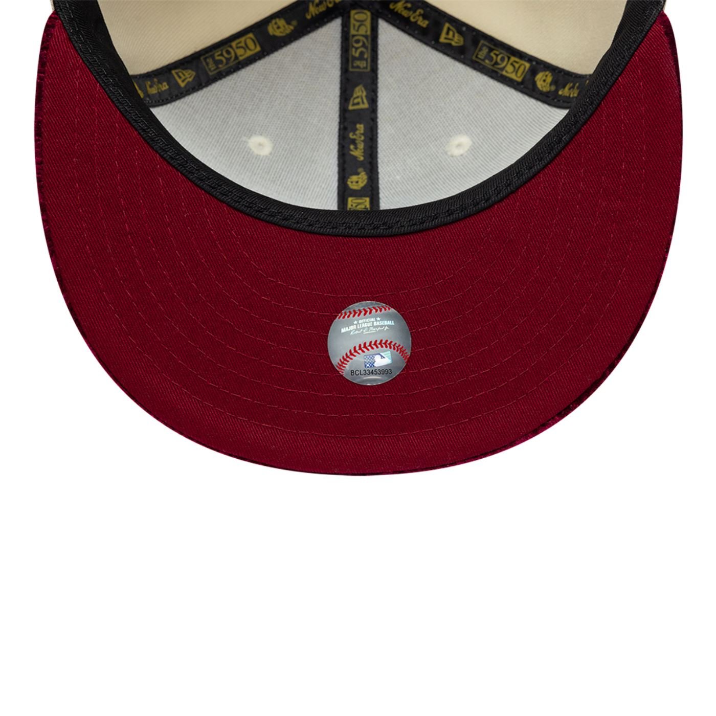 Bone New Era 59FIFTY MLB Los Angeles Dodgers Paisley Bege 7