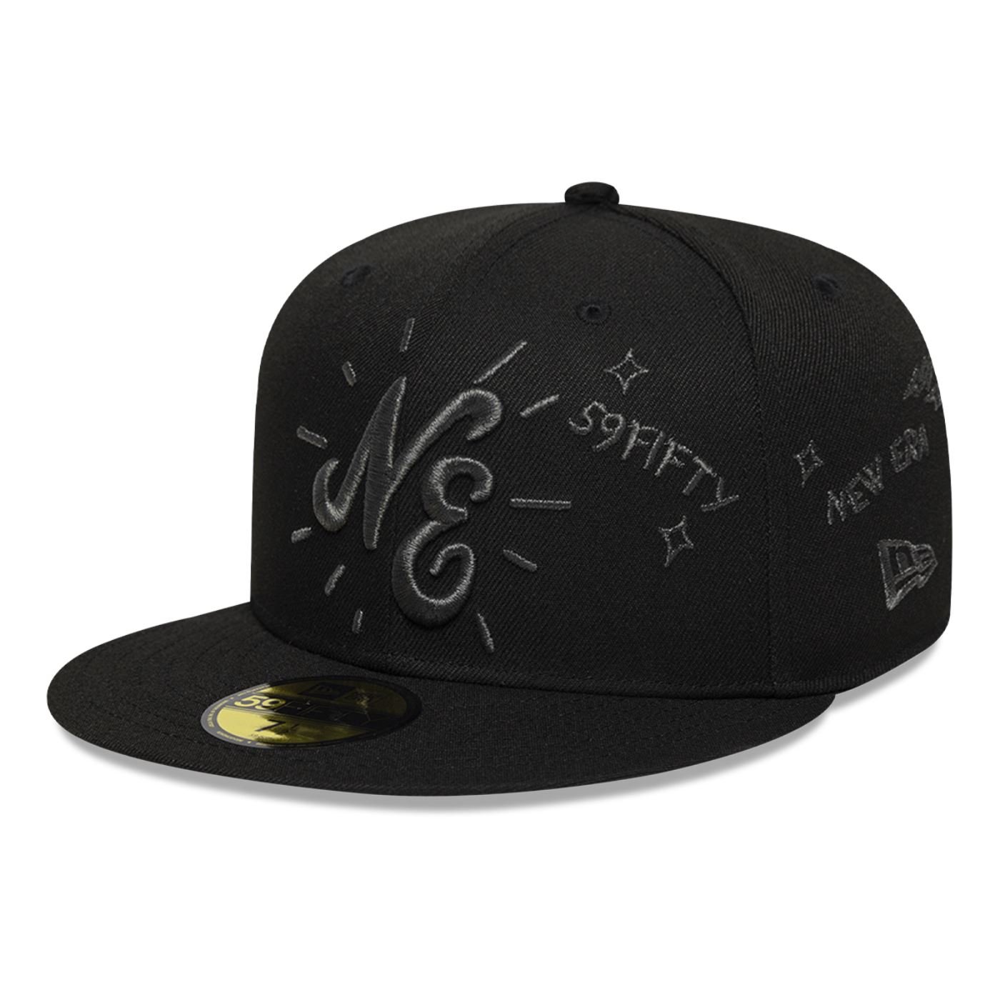 Bone New Era 59FIFTY  New Era Branded  Scribble