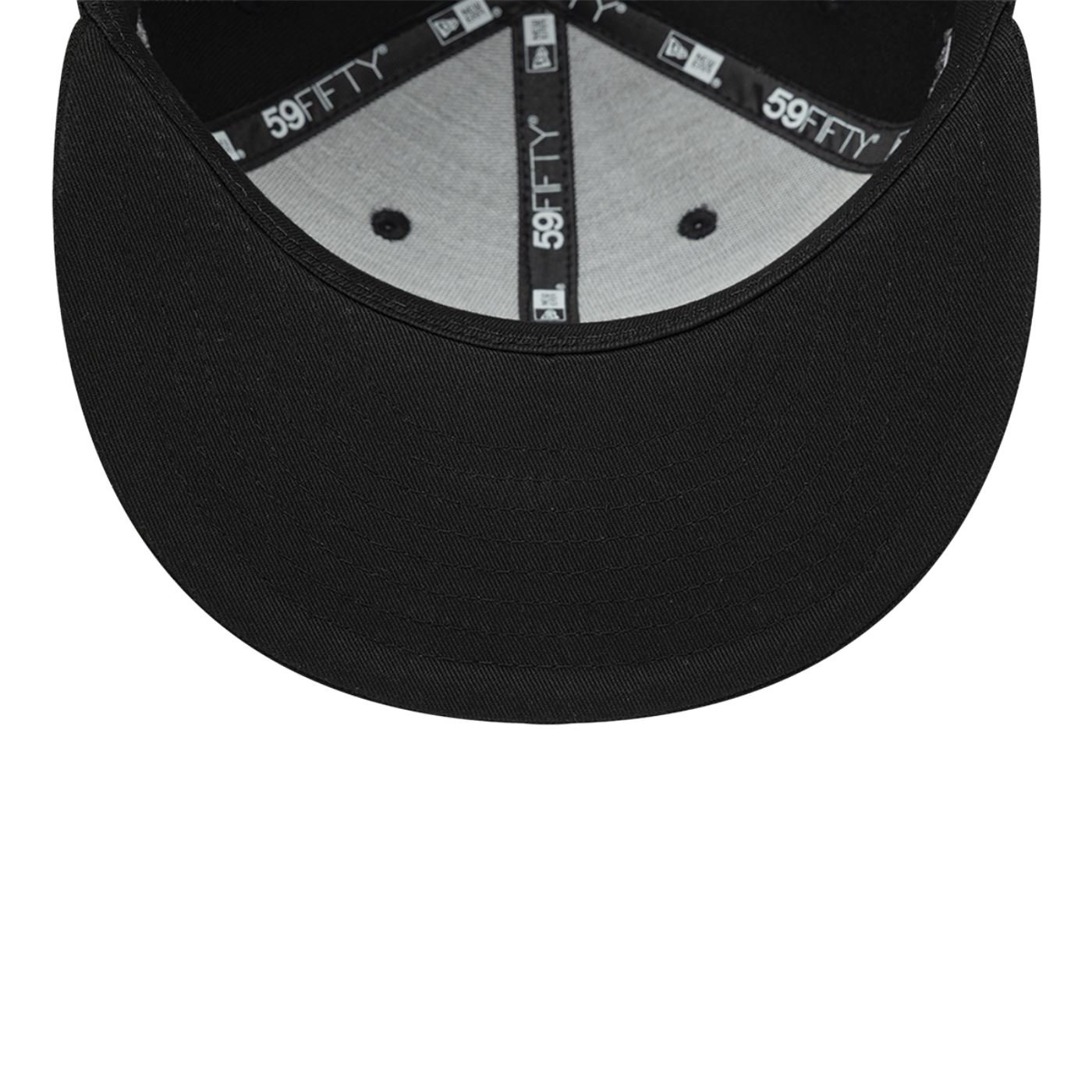 Bone New Era 59FIFTY New Era Branded Scribble Preto 7
