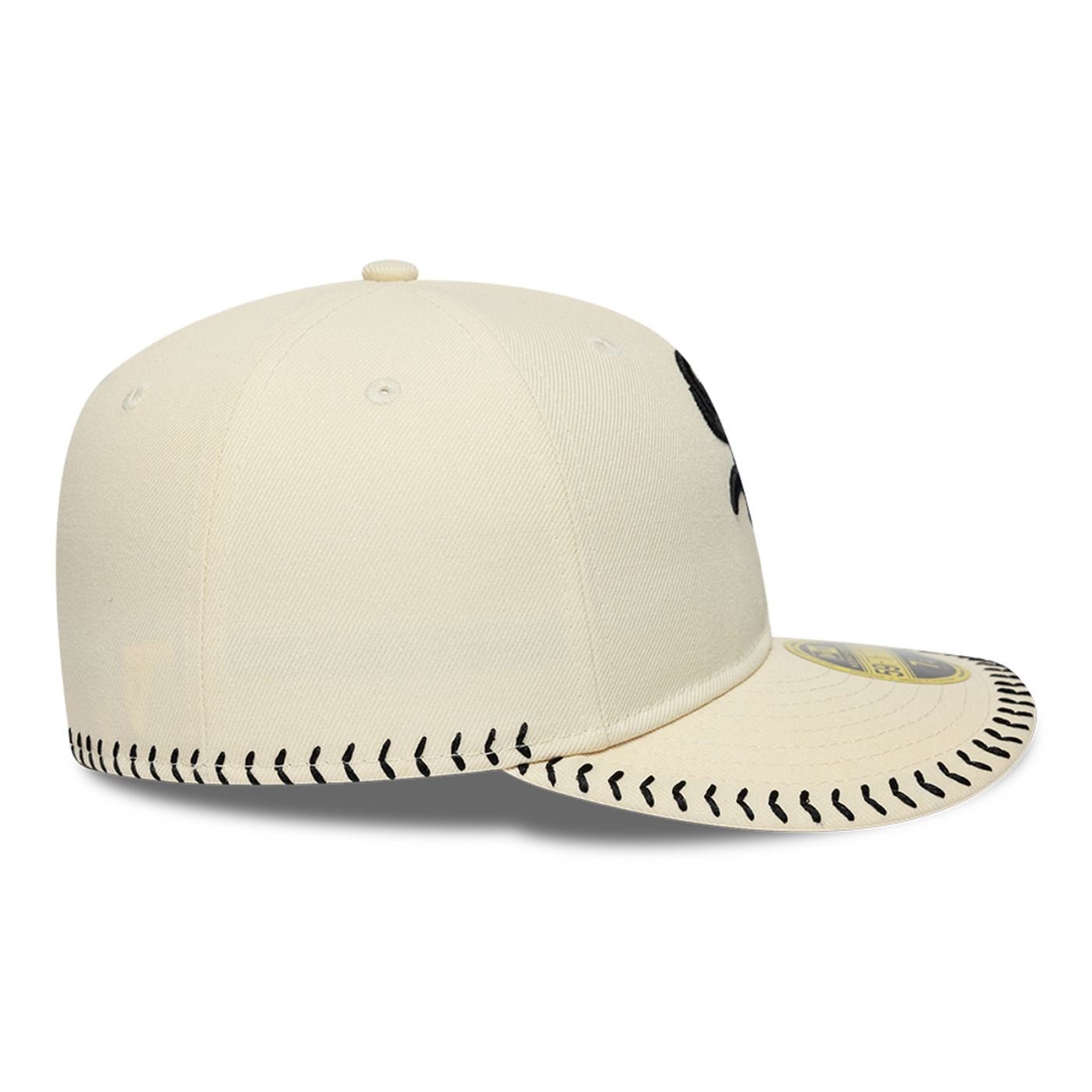Bone New Era 59FIFTY Retro Crown MLB Chicago White Sox BASEBALL STICH Bege 6